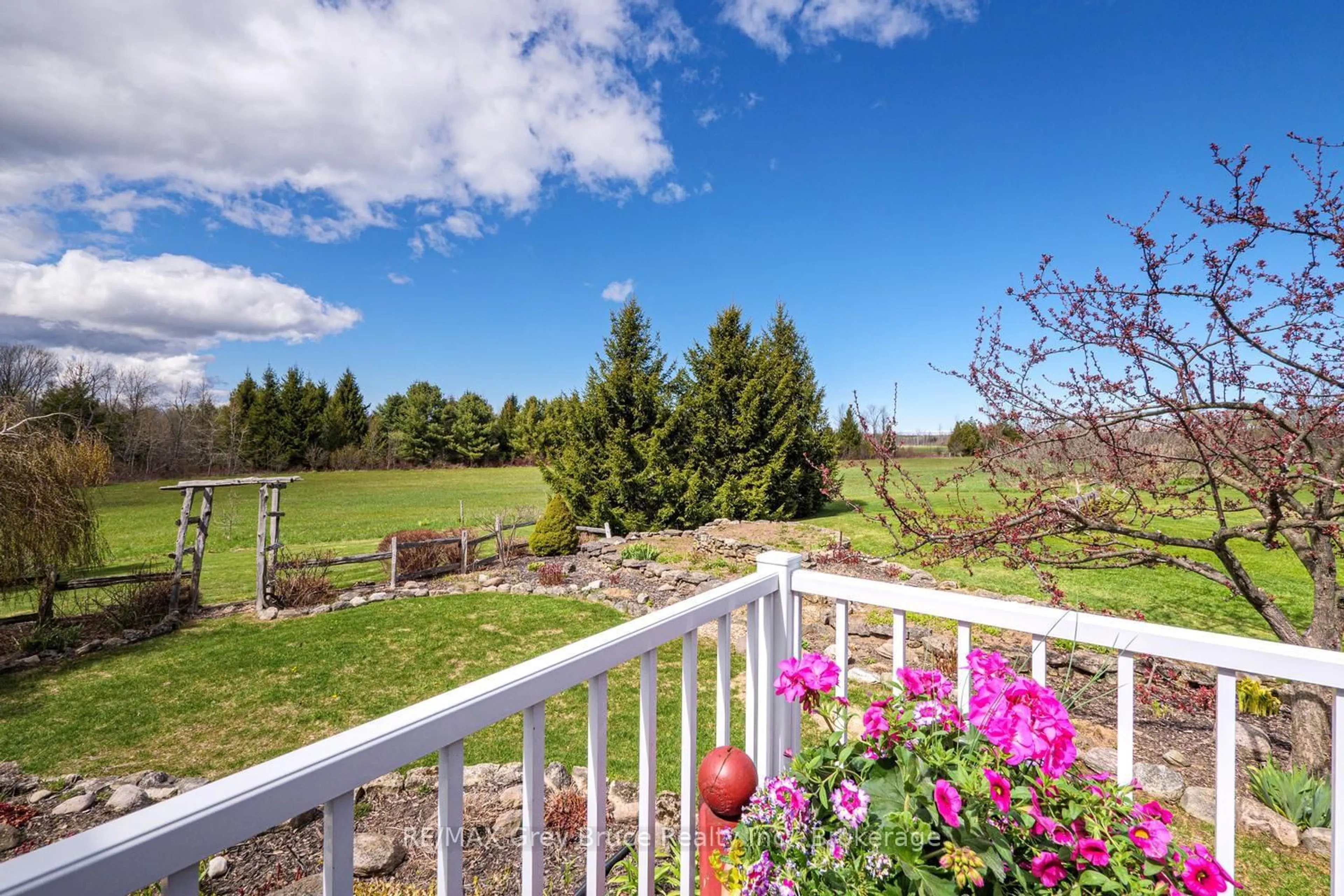 Patio, water/lake/river/ocean view for 130483 Gleason Lake Rd, Georgian Bluffs Ontario N0H 2T0