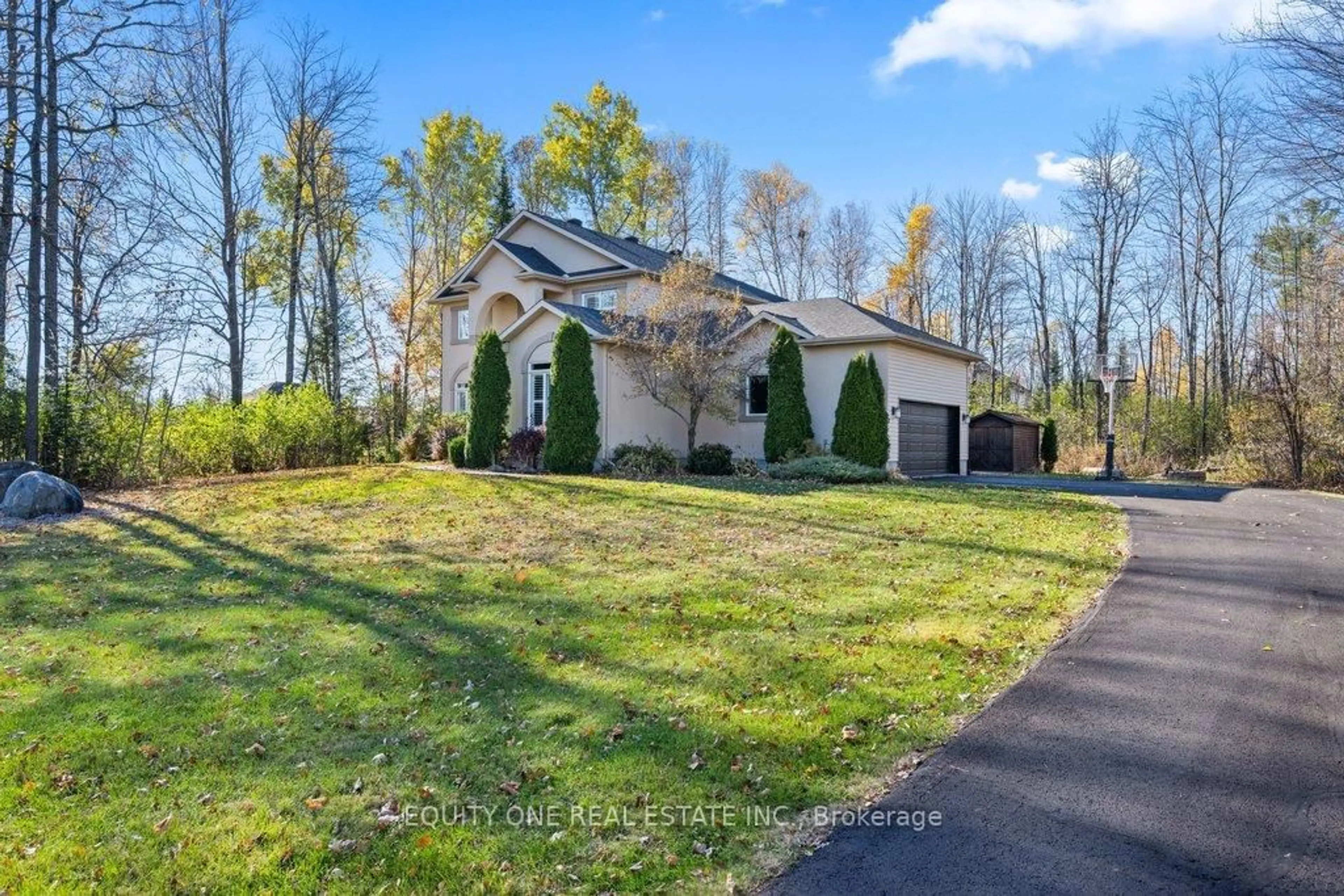 A pic from outside/outdoor area/front of a property/back of a property/a pic from drone, unknown for 133 Arbourbrook Blvd, Carp Ontario K0A 1L0