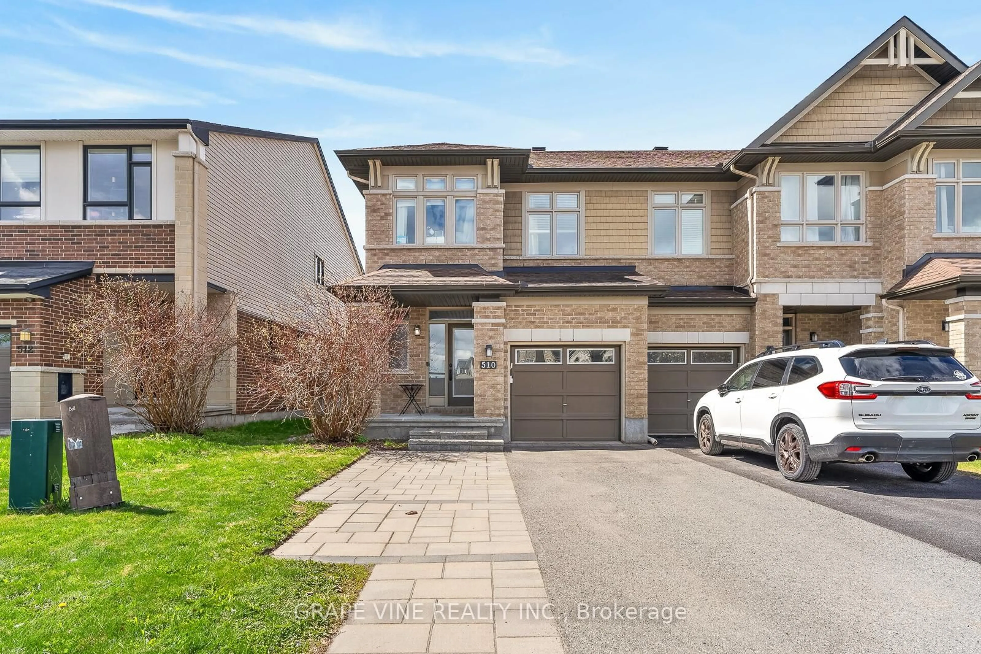 Home with brick exterior material, street for 510 Grand Tully Way, Ottawa Ontario K1V 2M9