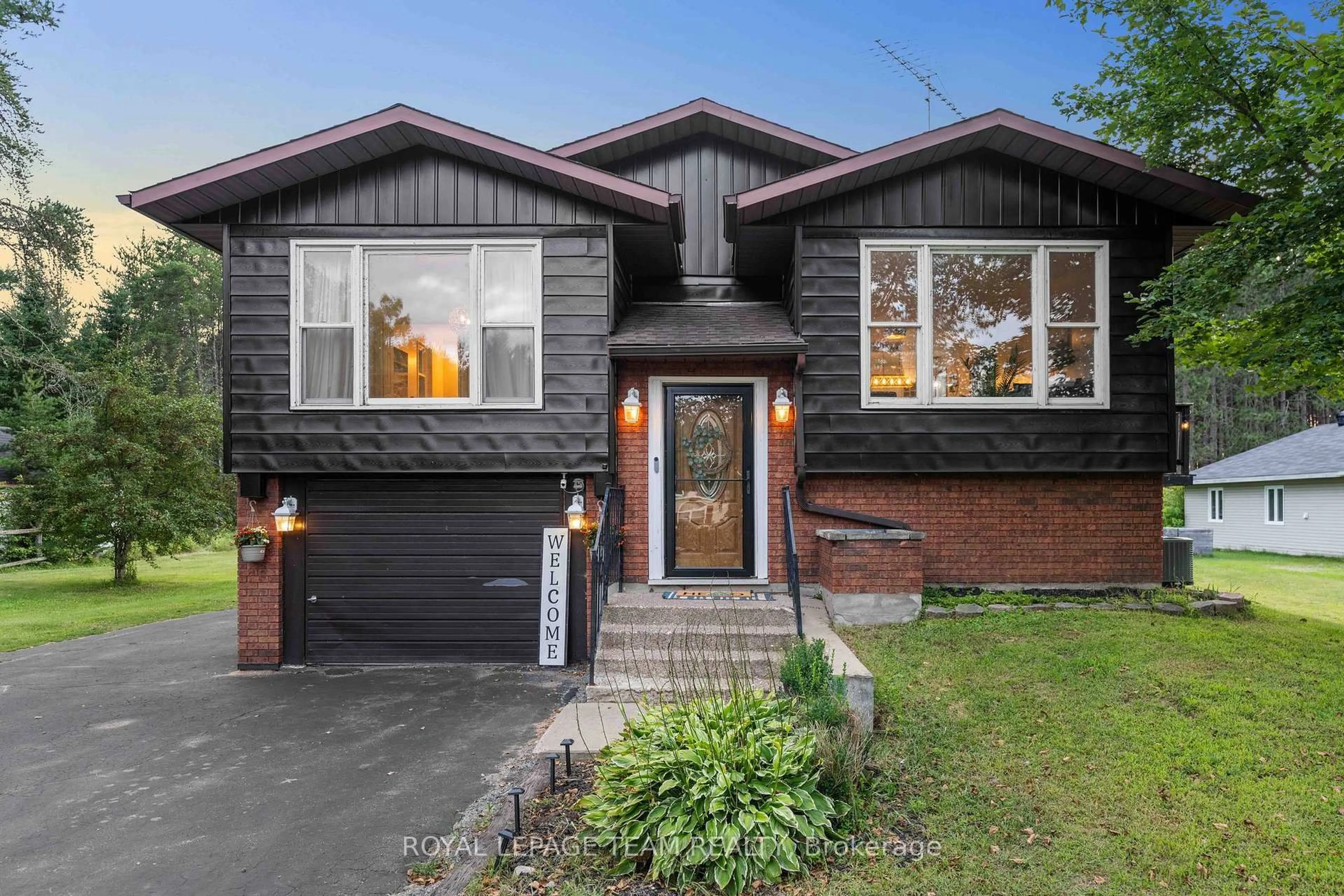Home with brick exterior material, street for 2365 Simpson Pit Rd, Round Lake Centre Ontario K0J 2J0