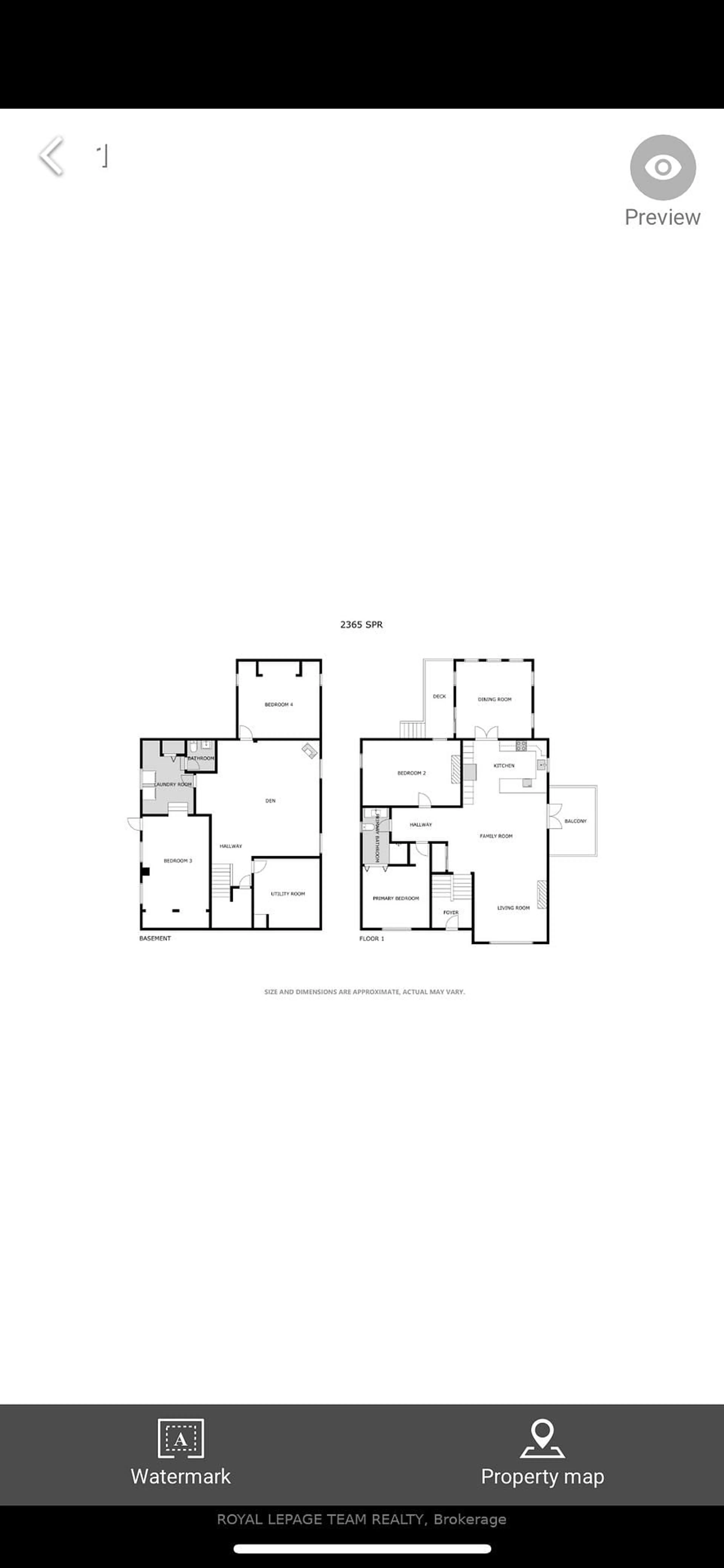 Floor plan for 2365 Simpson Pit Rd, Round Lake Centre Ontario K0J 2J0