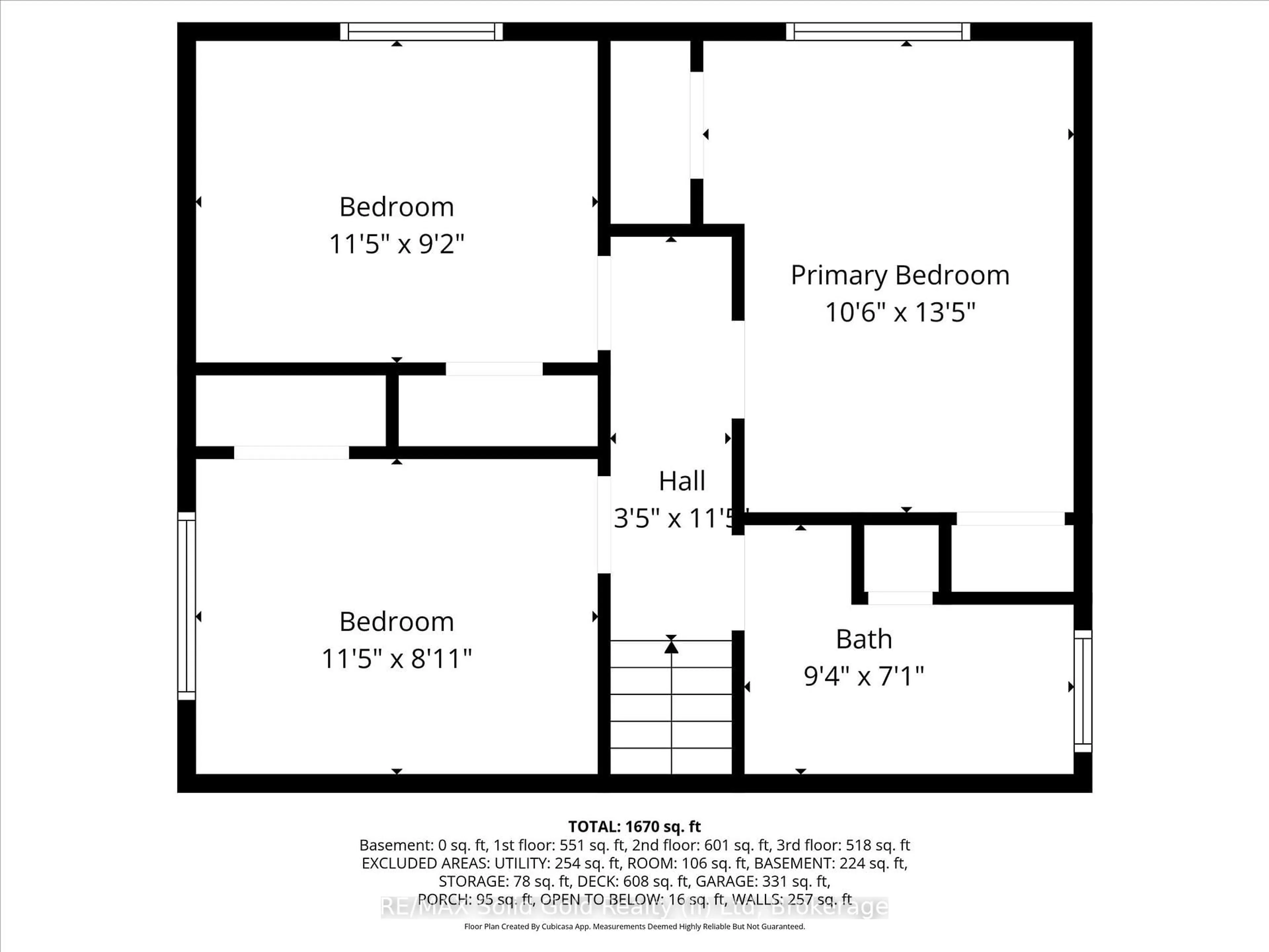 Floor plan for 336 Tunis St, Ingersoll Ontario N5C 1X1