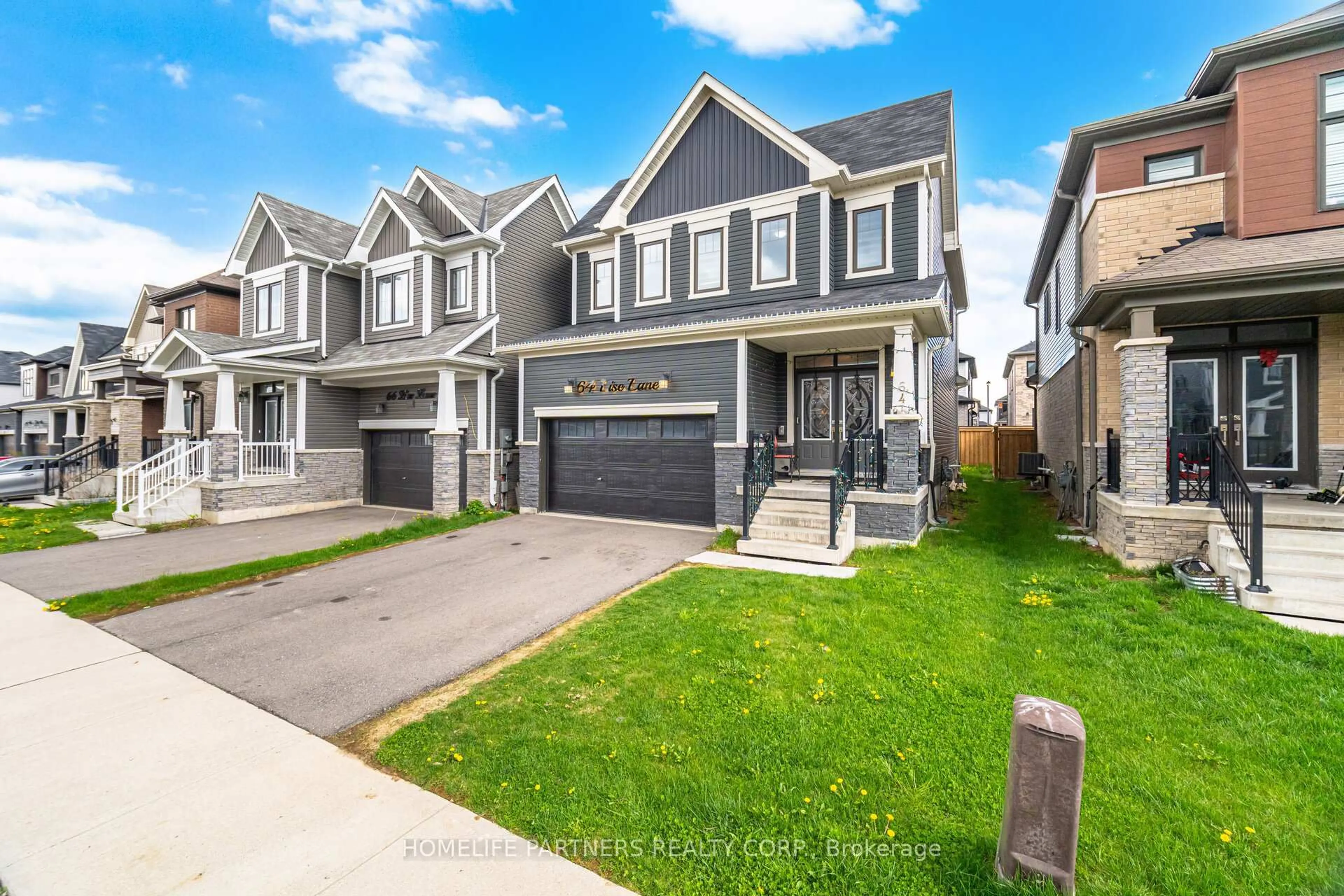 Home with vinyl exterior material, street for 64 Lise Lane, Haldimand Ontario N3W 0E8