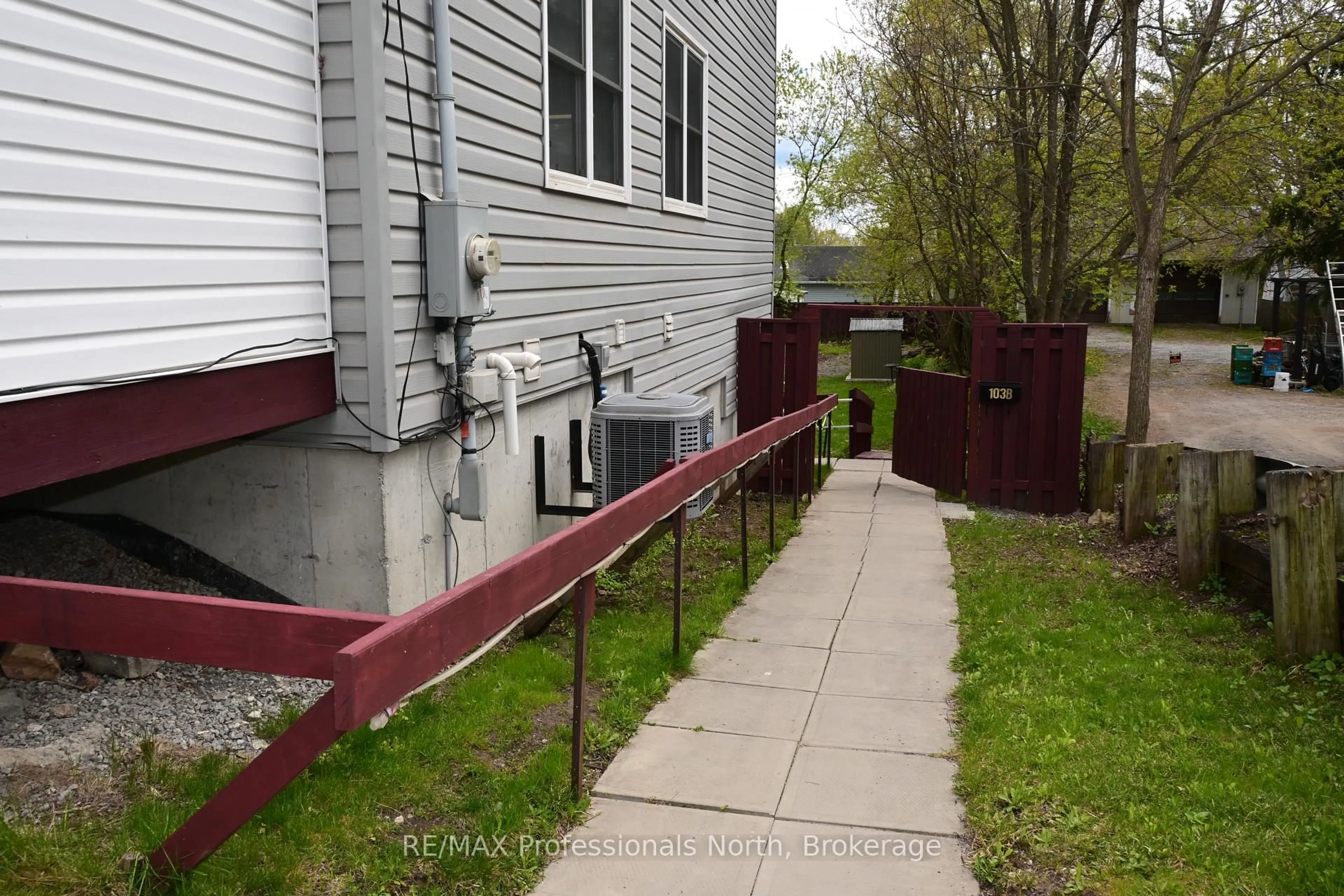 Patio, street for 103 St Lawrence St #103B, Madoc Ontario K0K 2K0