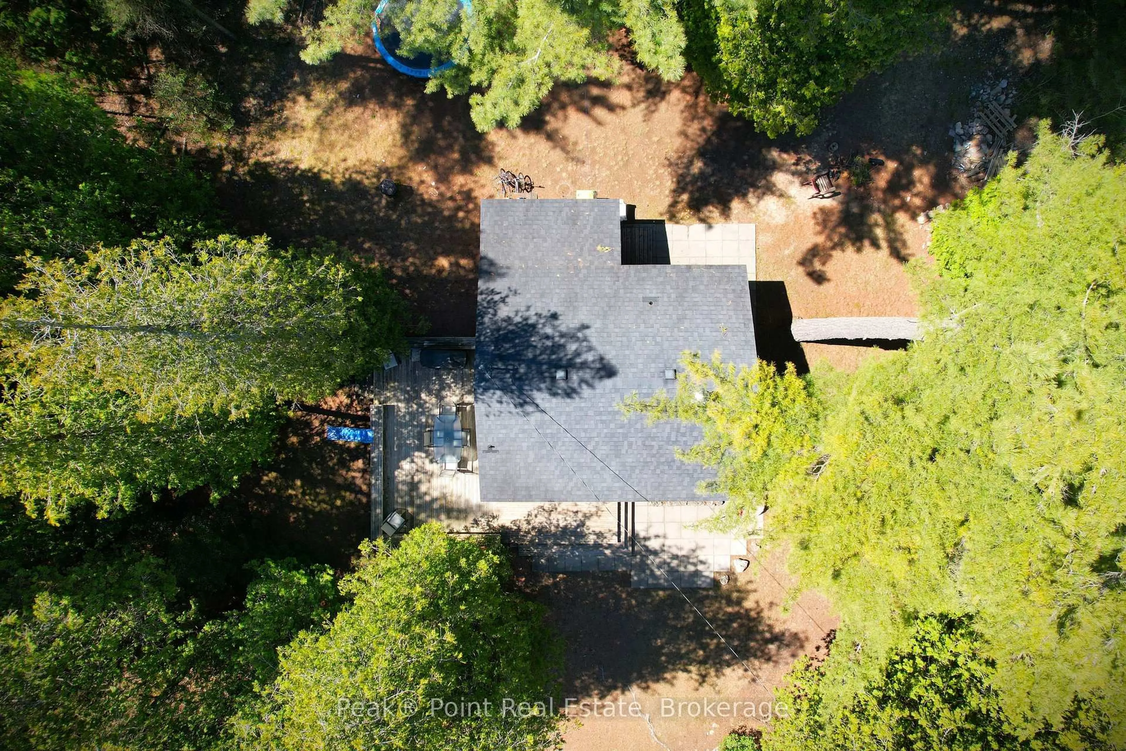 A pic from outside/outdoor area/front of a property/back of a property/a pic from drone, forest/trees view for 228 OGIMAH Rd, Native Leased Lands Ontario N0H 2G0