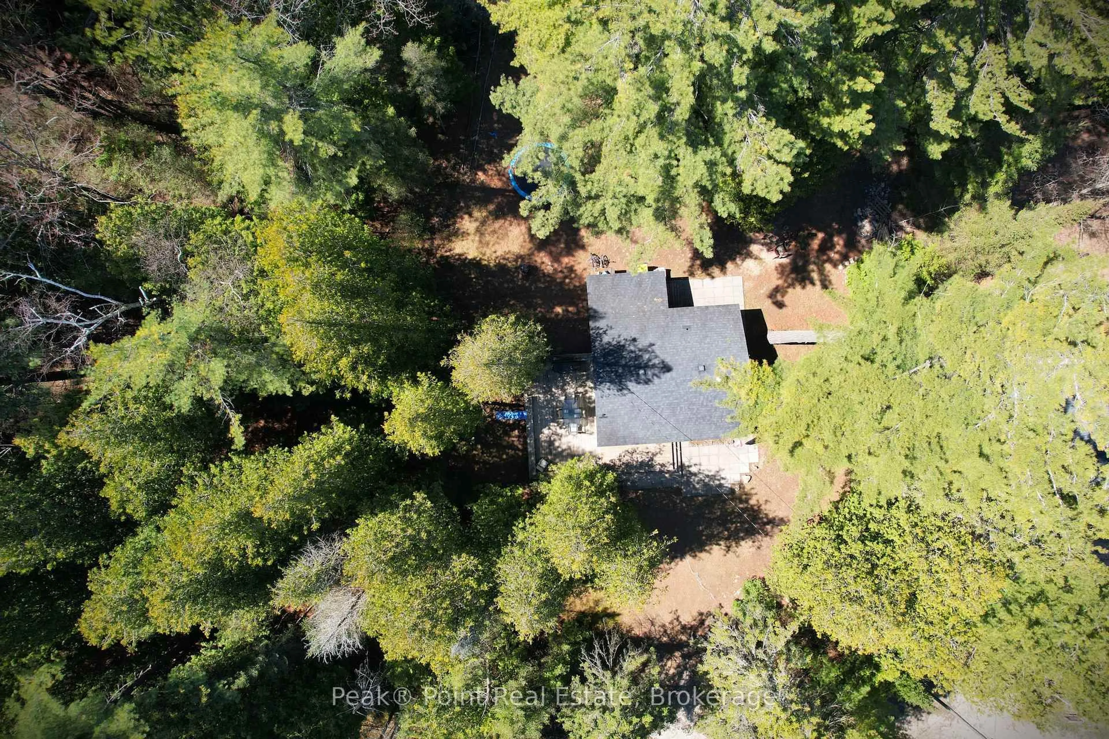 A pic from outside/outdoor area/front of a property/back of a property/a pic from drone, forest/trees view for 228 OGIMAH Rd, Native Leased Lands Ontario N0H 2G0
