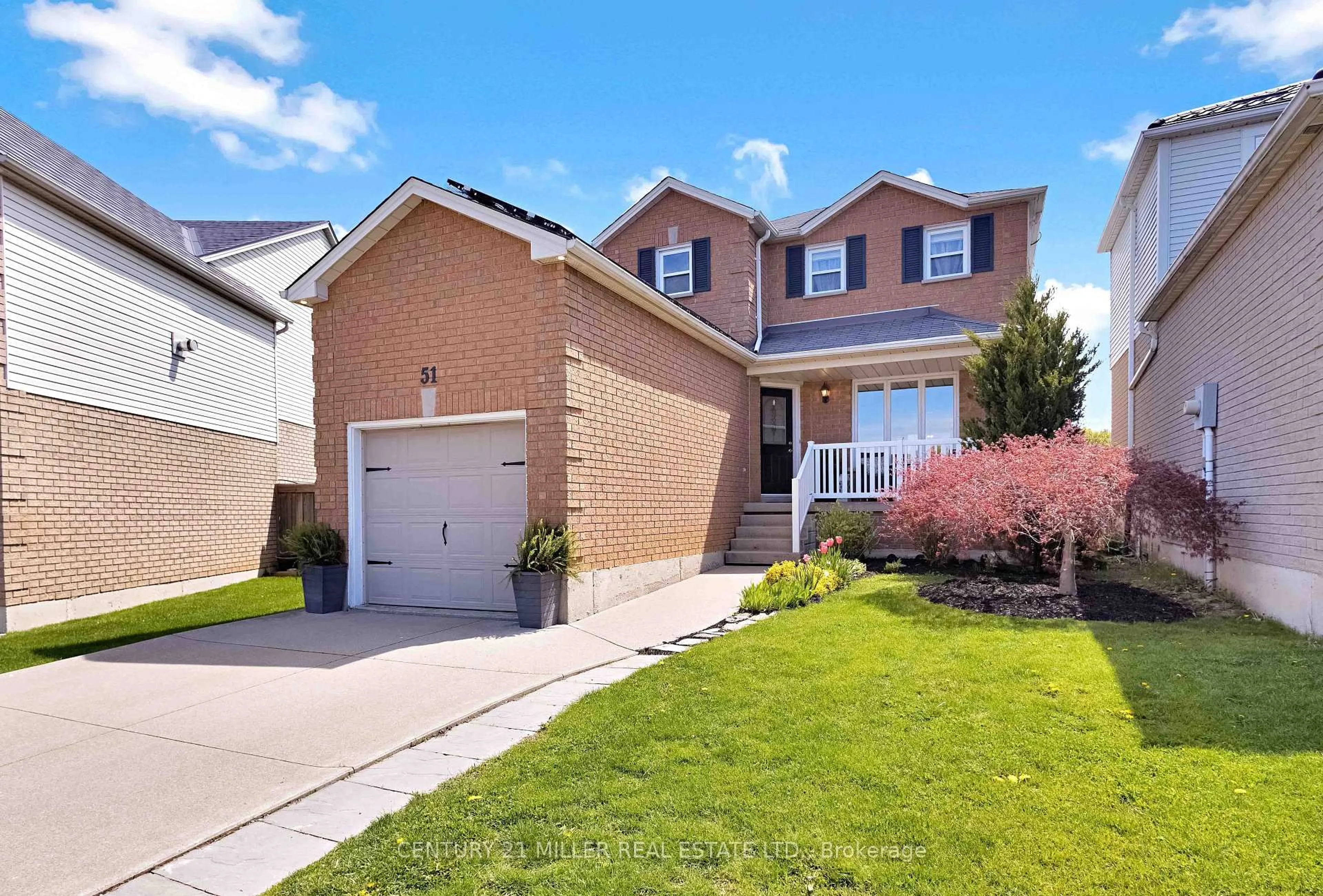 Home with brick exterior material, street for 51 Cartier Cres, Hamilton Ontario L8W 3L8