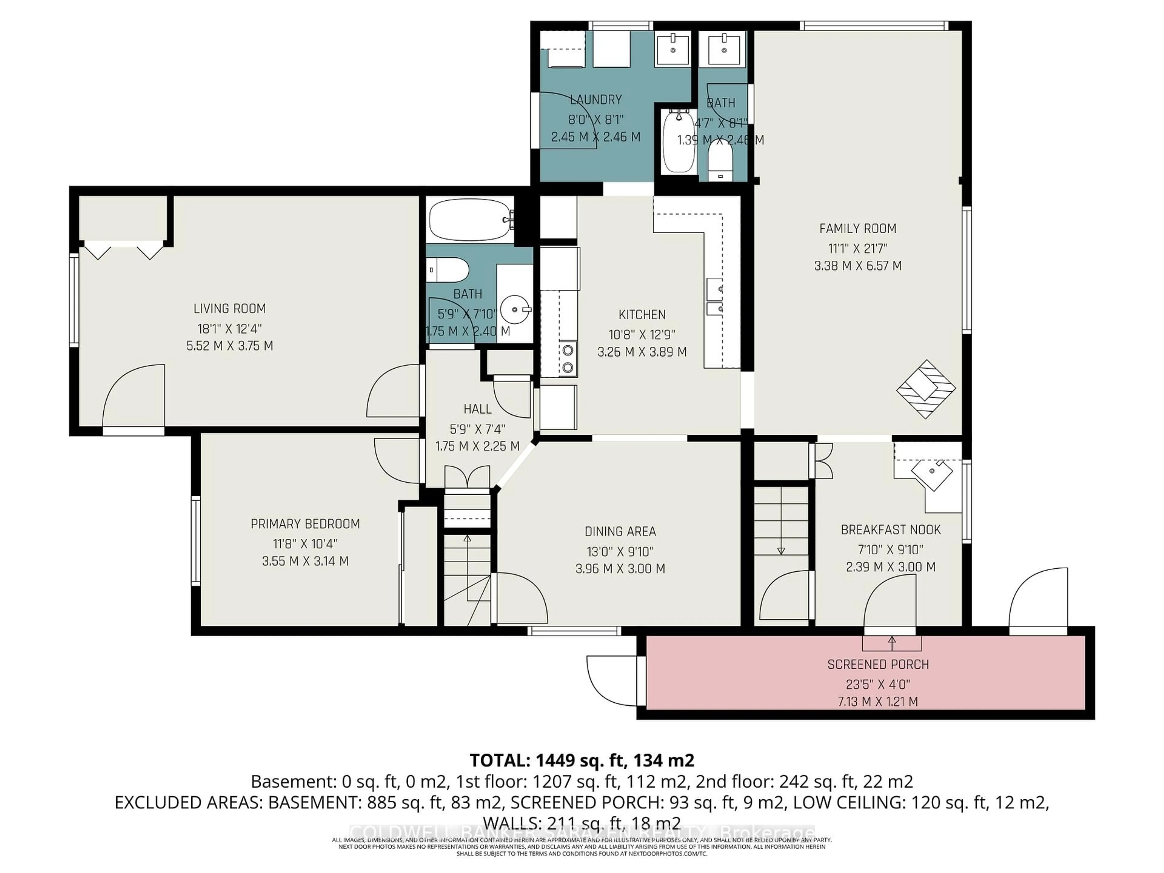 Floor plan for 93 Hugh St, Arnprior Ontario K7S 2V8
