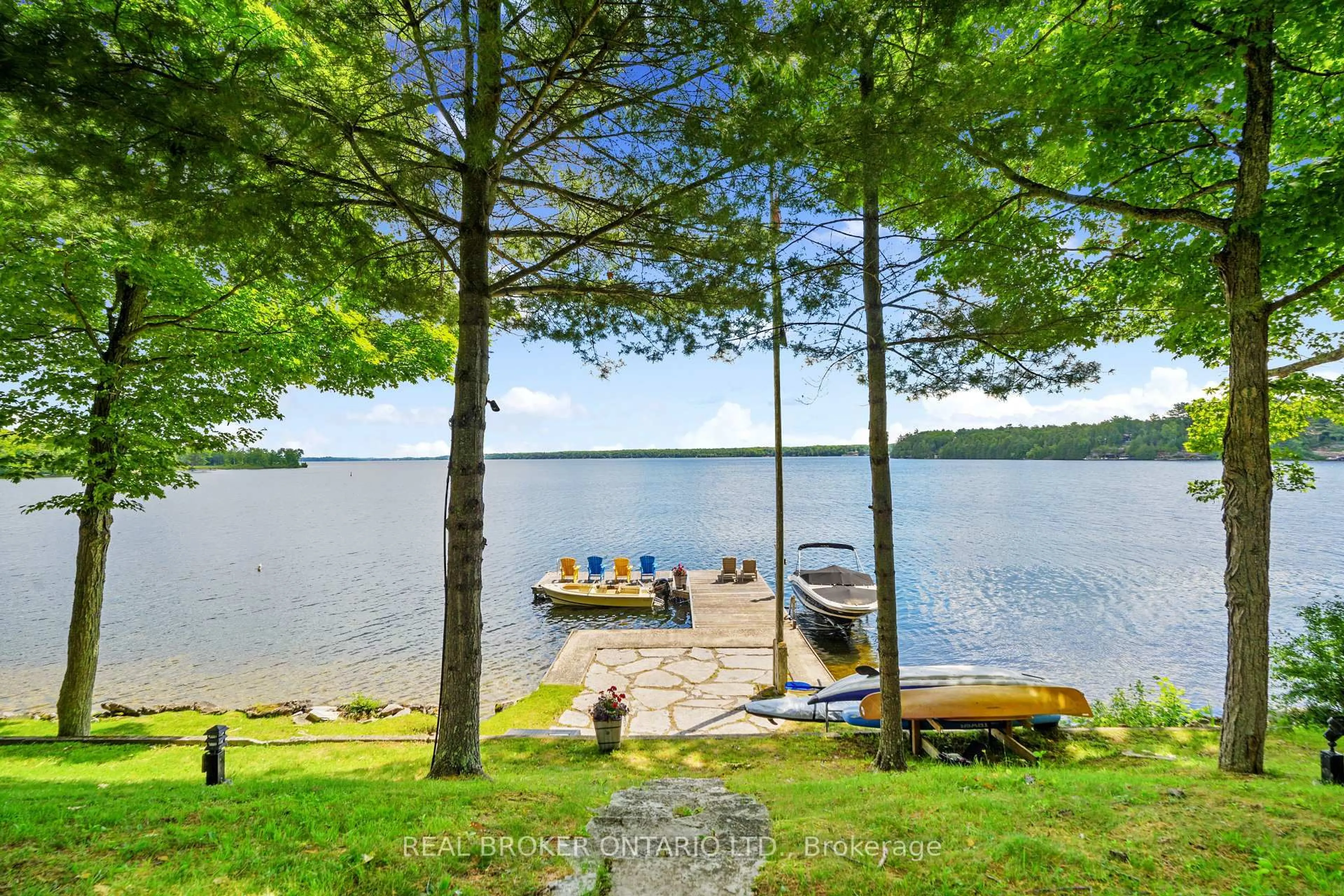 Patio, water/lake/river/ocean view for 2021 Third Line, Douro-Dummer Ontario K0L 2H0