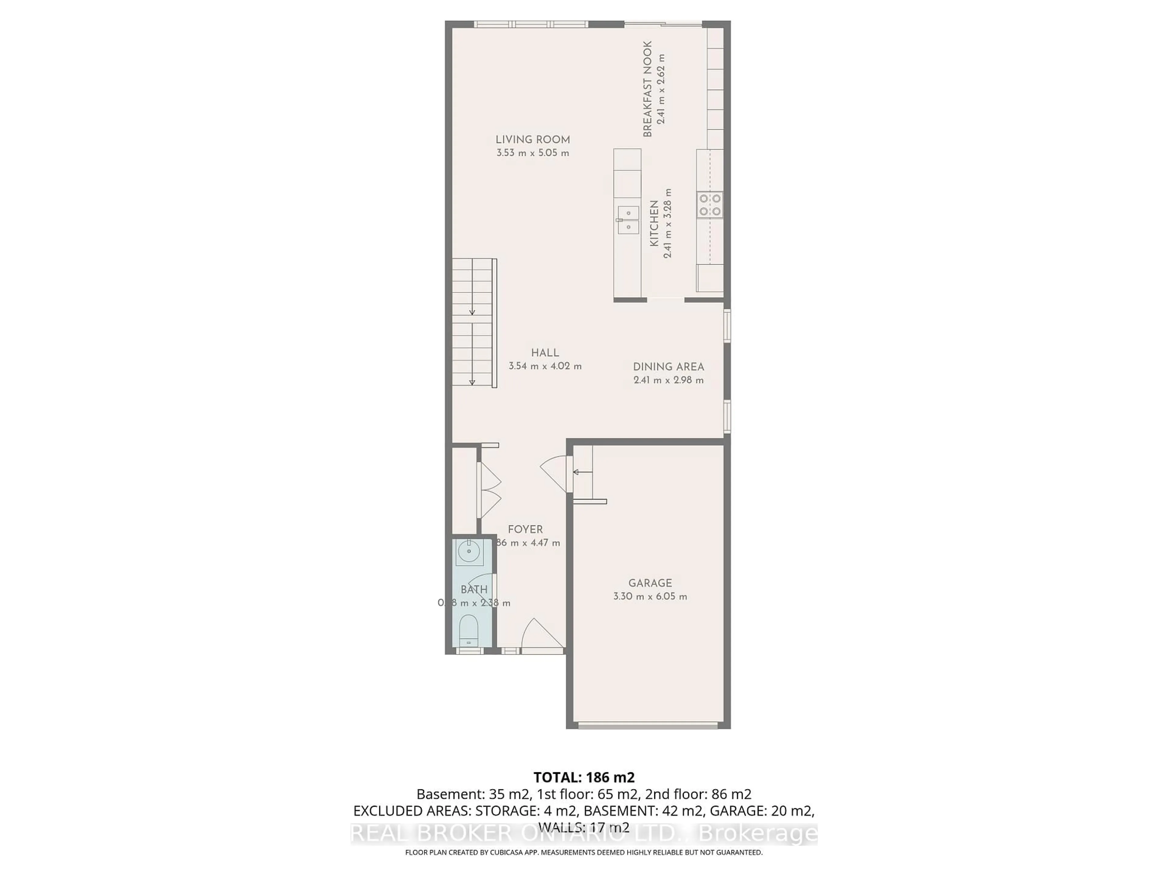 Floor plan for 22 Berryman St, Carleton Place Ontario K7C 4J7