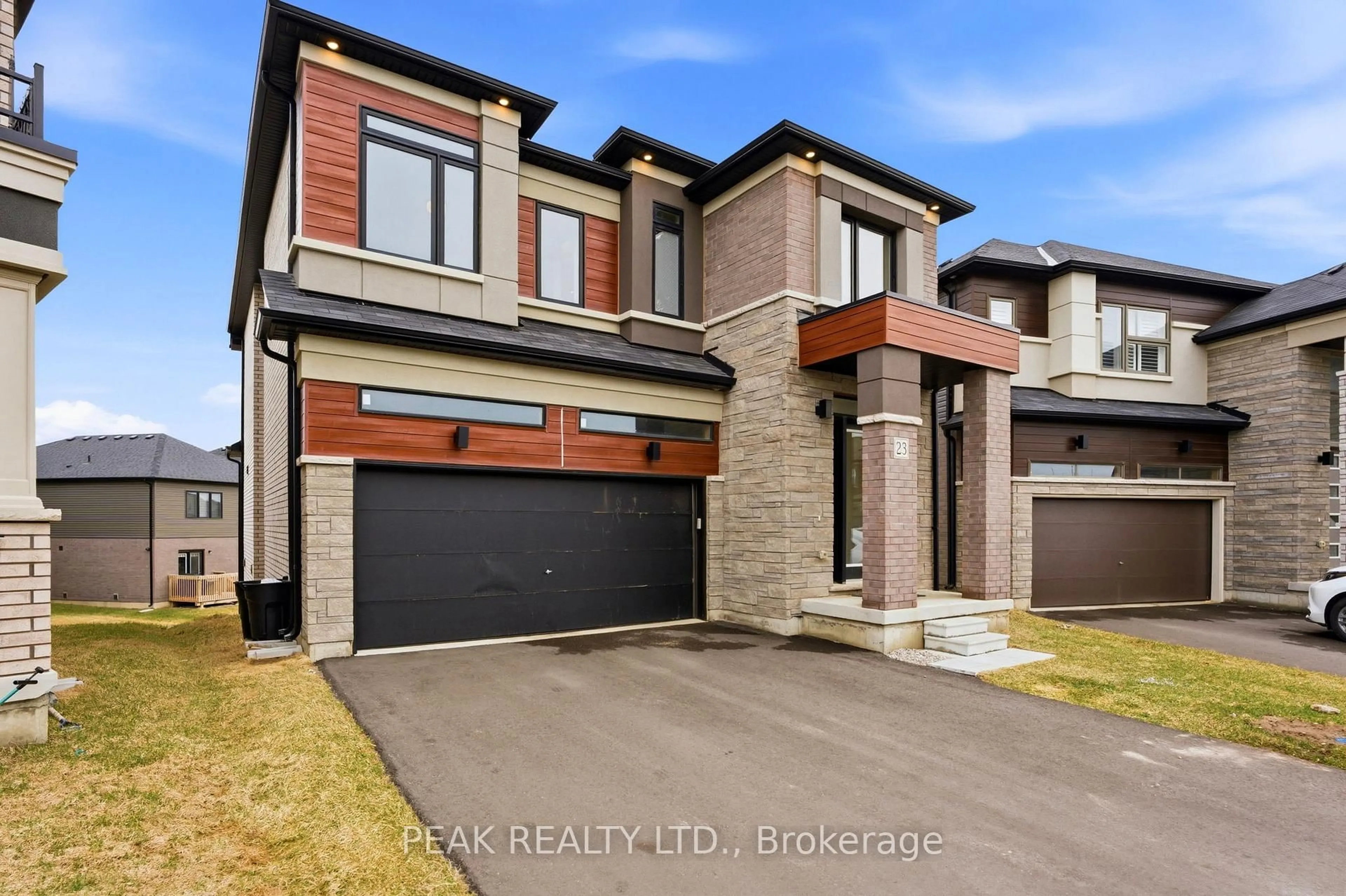 Home with brick exterior material, street for 23 Stokes Rd, Brant Ontario N3L 0L9