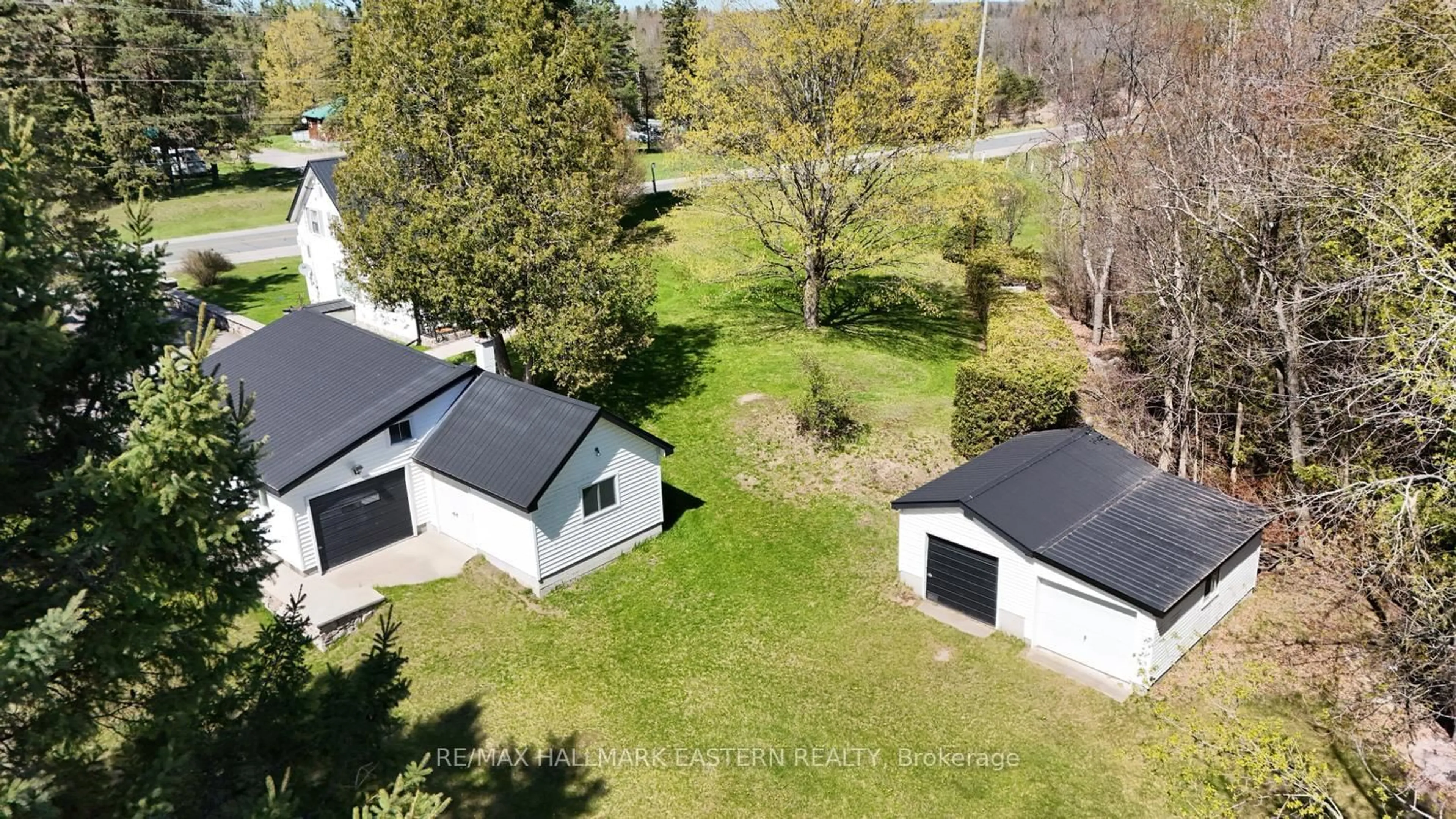 A pic from outside/outdoor area/front of a property/back of a property/a pic from drone, unknown for 6309 Highway 7 East, Havelock-Belmont-Methuen Ontario K0L 1Z0
