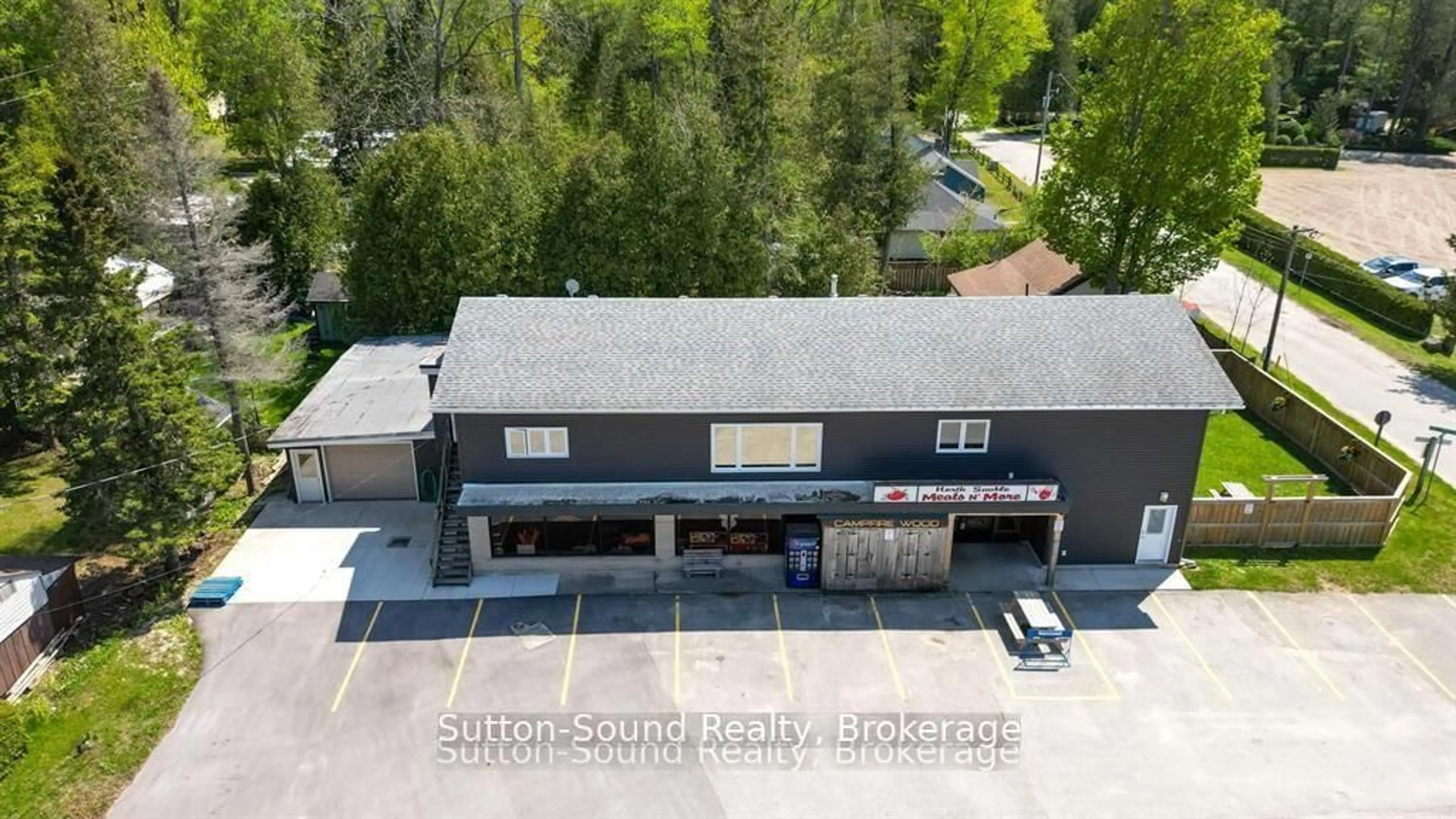 A pic from outside/outdoor area/front of a property/back of a property/a pic from drone, building for 68 Sauble Falls Rd, South Bruce Peninsula Ontario N0H 2G0