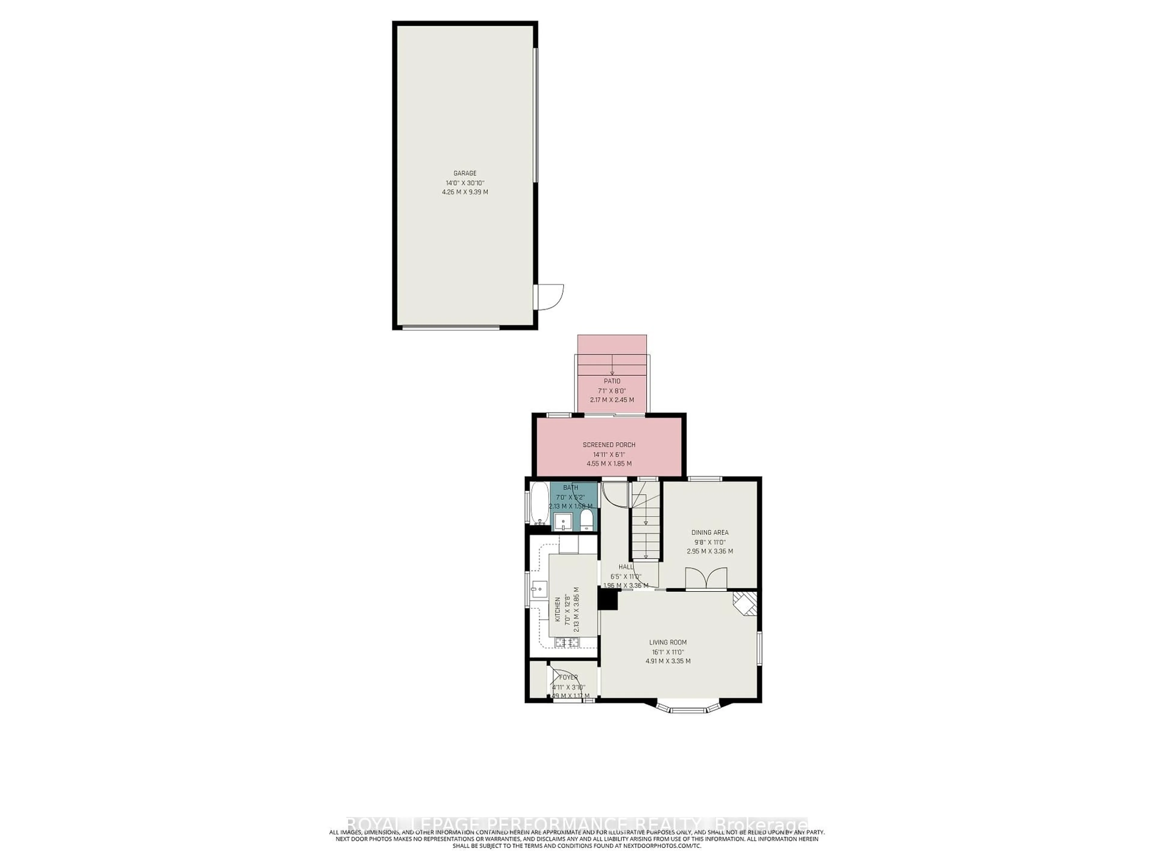 Floor plan for 5 Marshall Ave, Ottawa Ontario K1Z 7X1