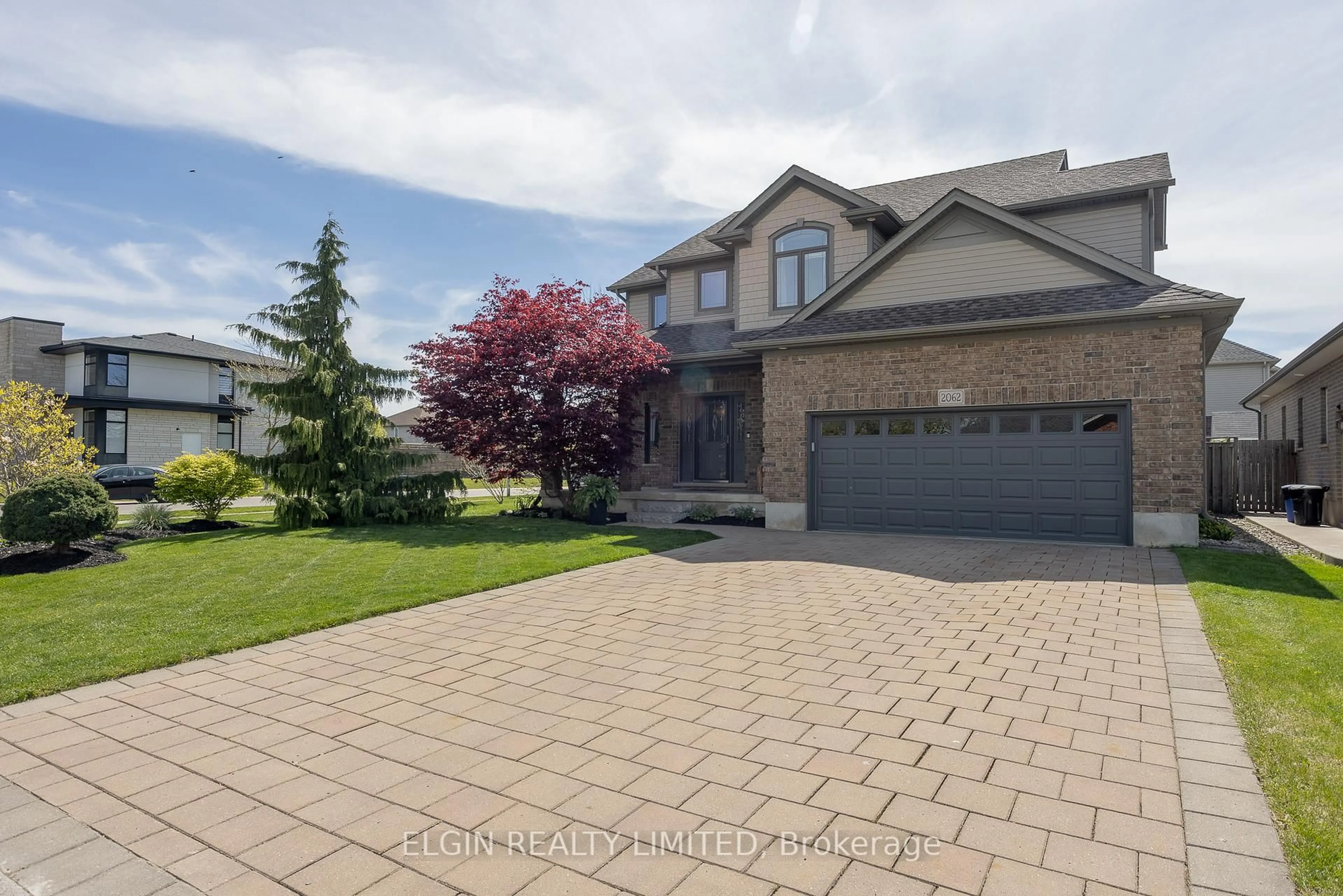 Home with brick exterior material, street for 2062 Westwick Walk, London South Ontario N6P 0A2
