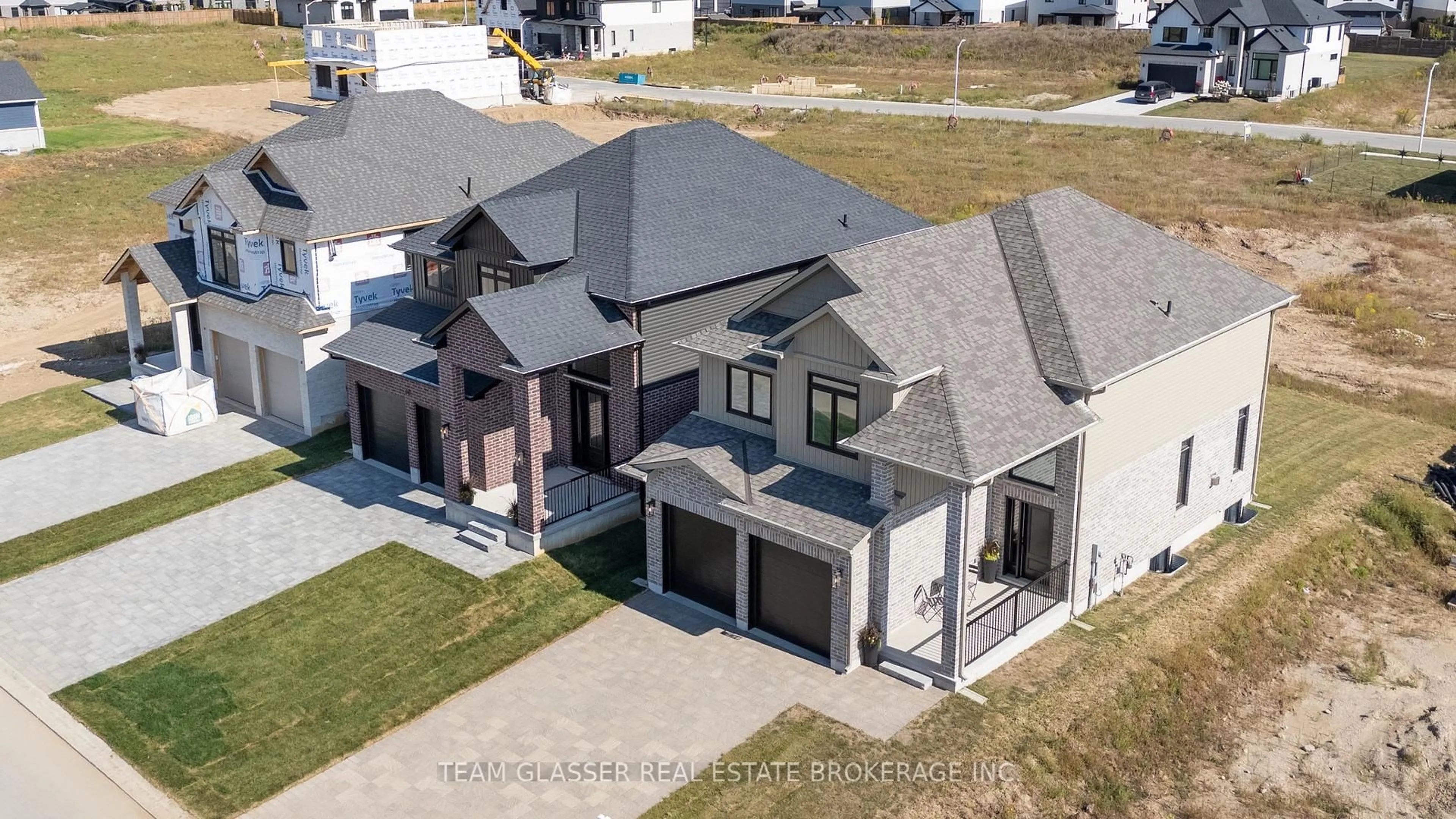 A pic from outside/outdoor area/front of a property/back of a property/a pic from drone, unknown for 71 Dearing Dr #Lot 17, South Huron Ontario N0M 1T0