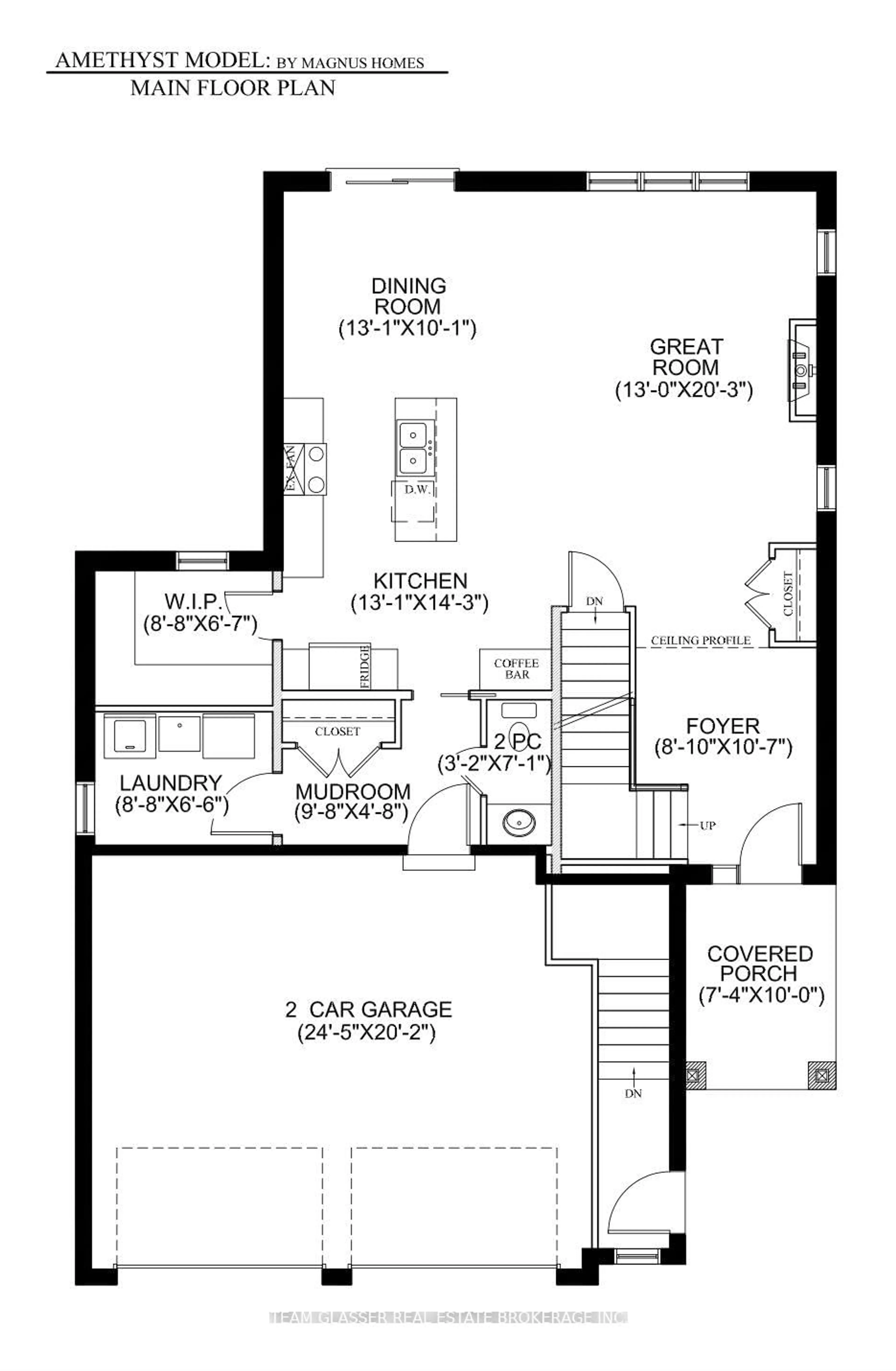Floor plan for 71 Dearing Dr #Lot 17, South Huron Ontario N0M 1T0