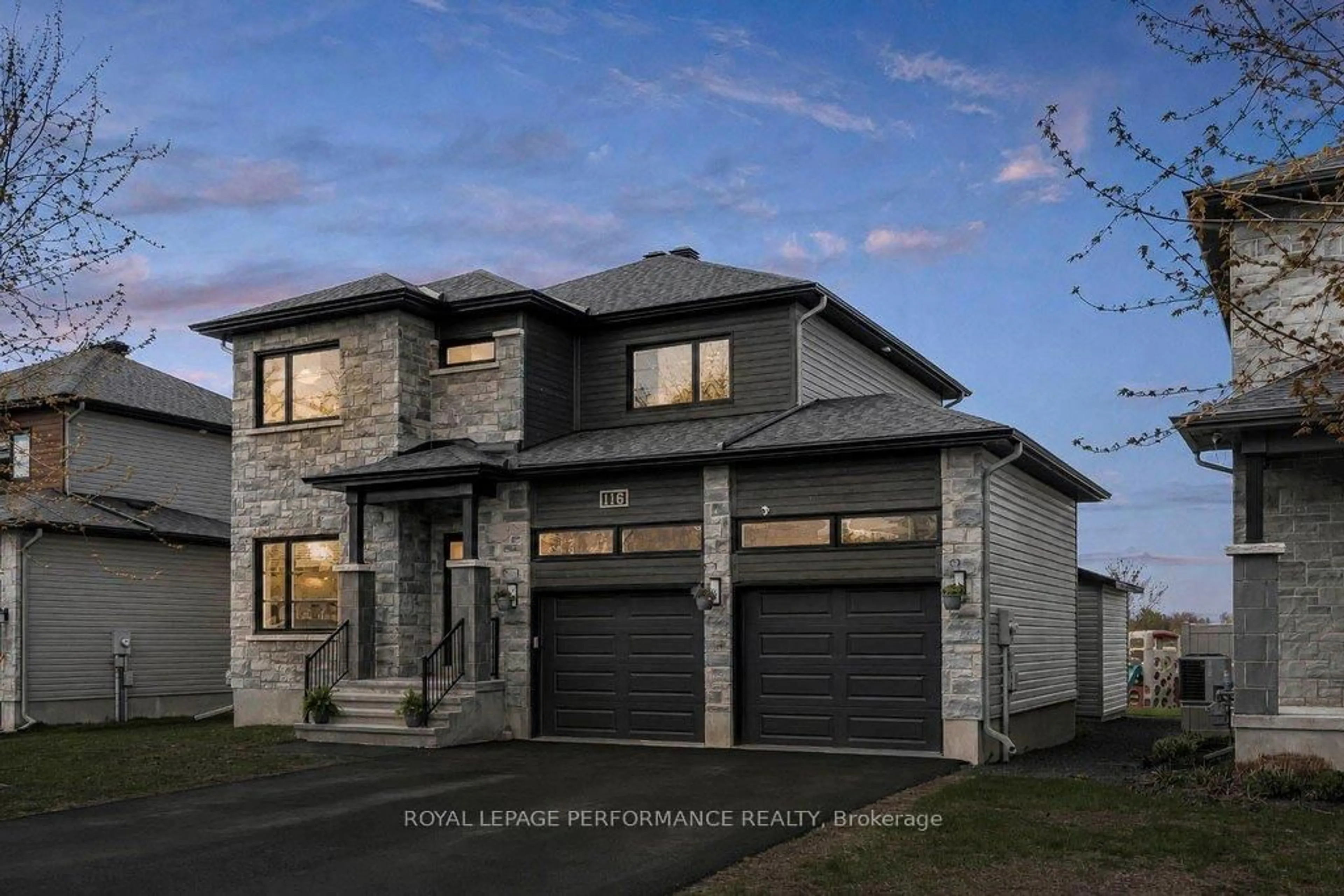 Home with brick exterior material, street for 116 Sunset Cres, Russell Ontario K4R 0E3