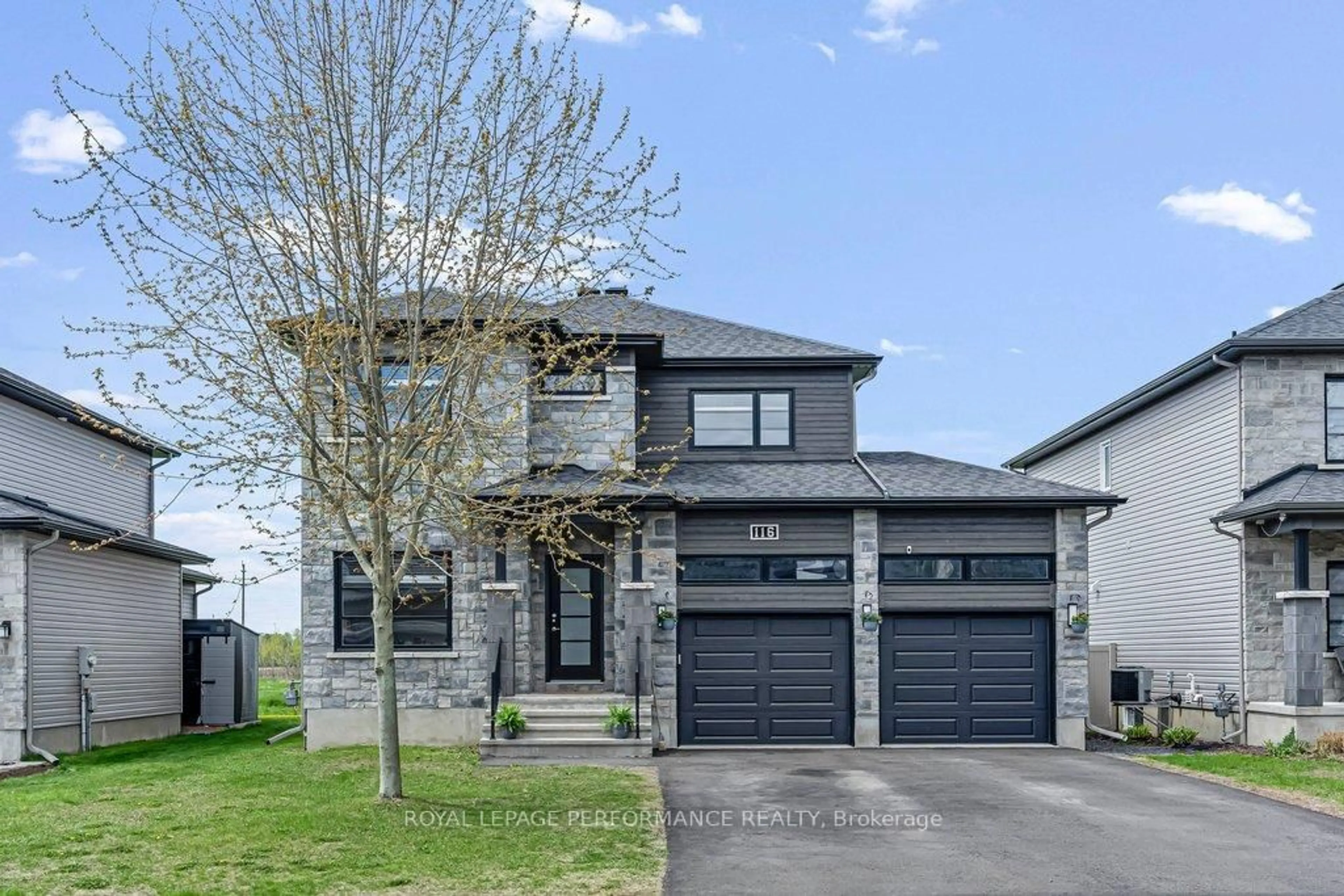 Home with brick exterior material, street for 116 Sunset Cres, Russell Ontario K4R 0E3