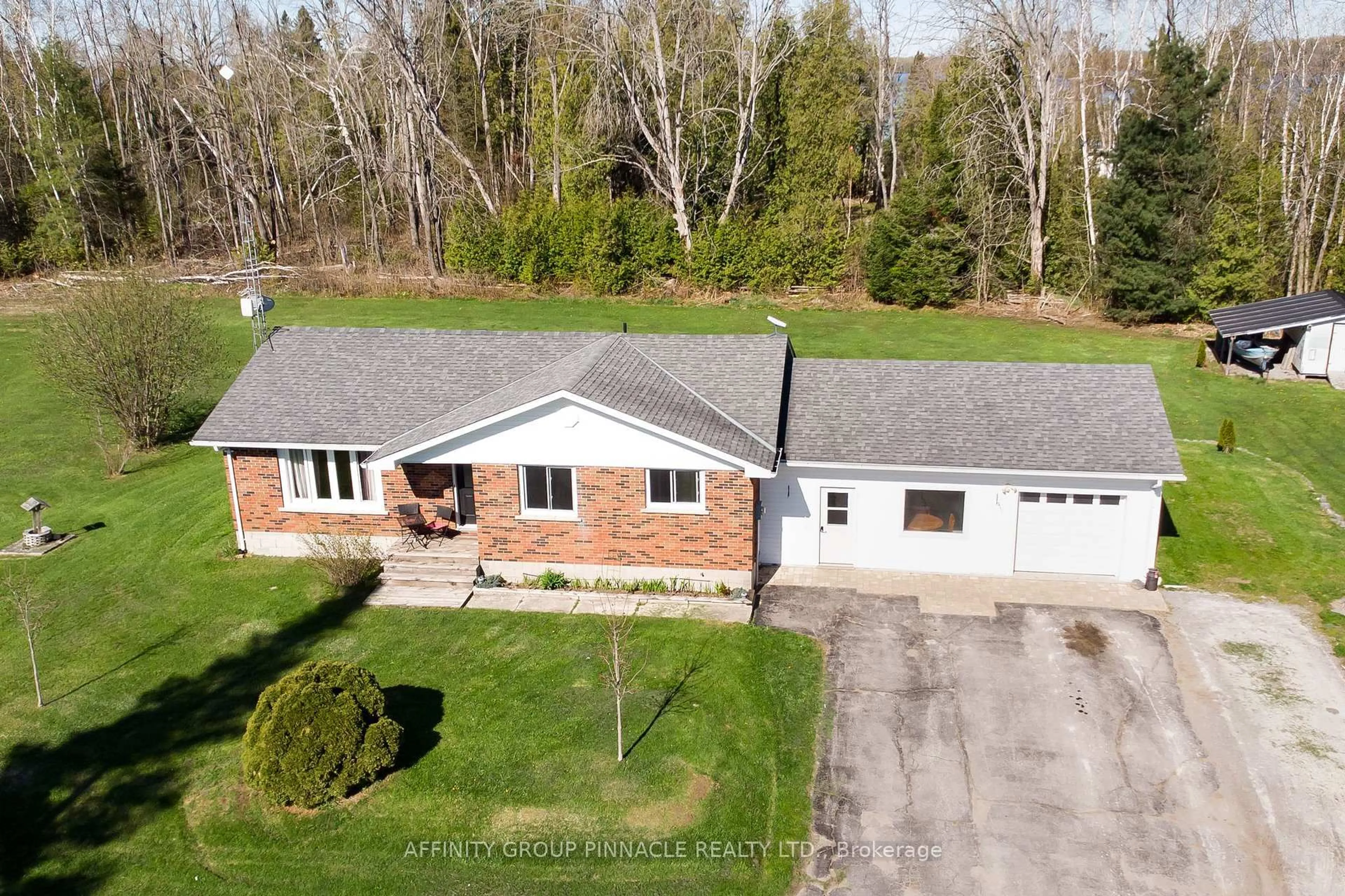 A pic from outside/outdoor area/front of a property/back of a property/a pic from drone, street for 6077 35 Highway, Kawartha Lakes Ontario K0M 1N0