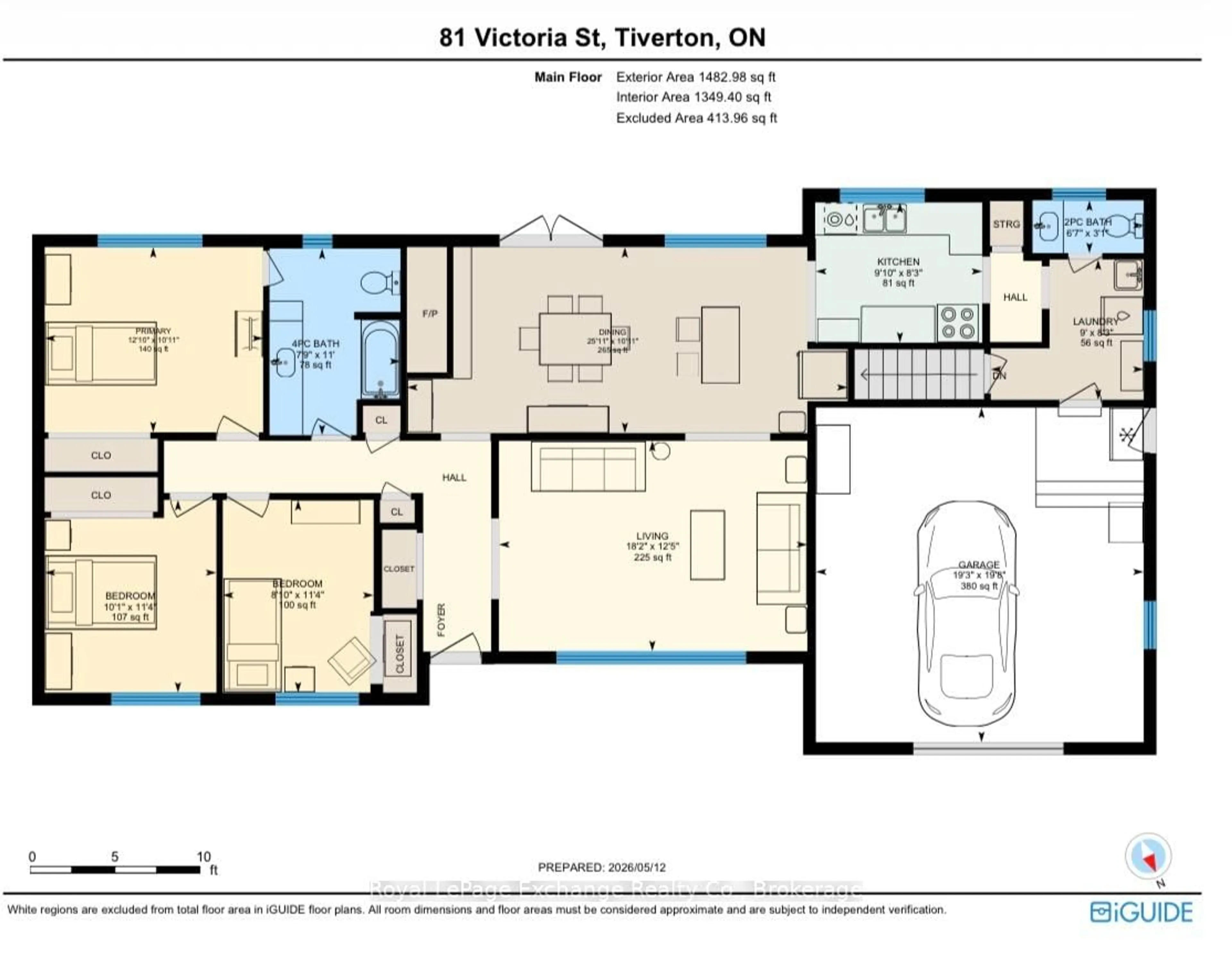Floor plan for 81 Victoria St, Kincardine Ontario N0G 2T0