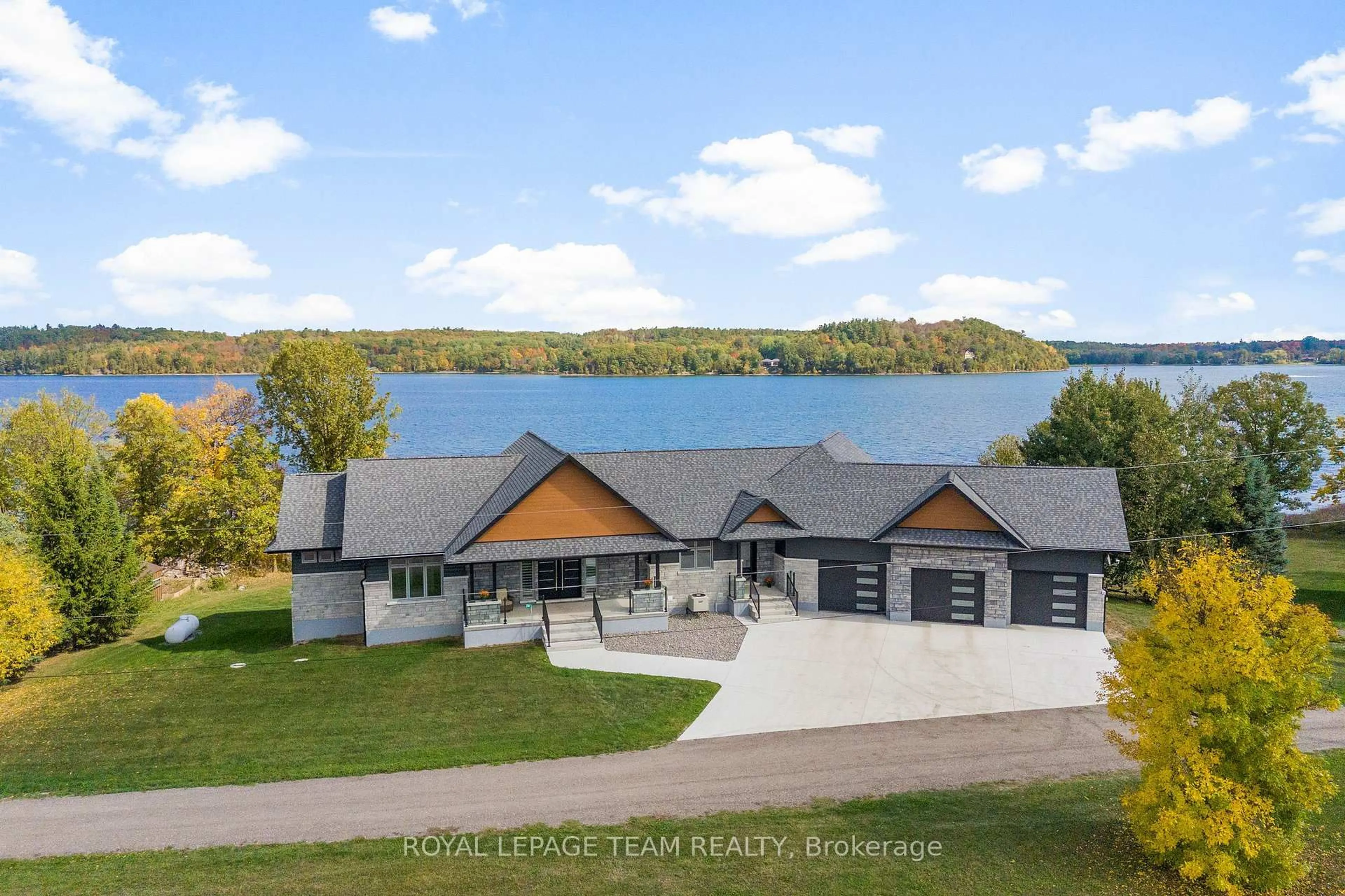 A pic from outside/outdoor area/front of a property/back of a property/a pic from drone, water/lake/river/ocean view for 231 Finnerty Rd, Cobden Ontario K0J 1K0