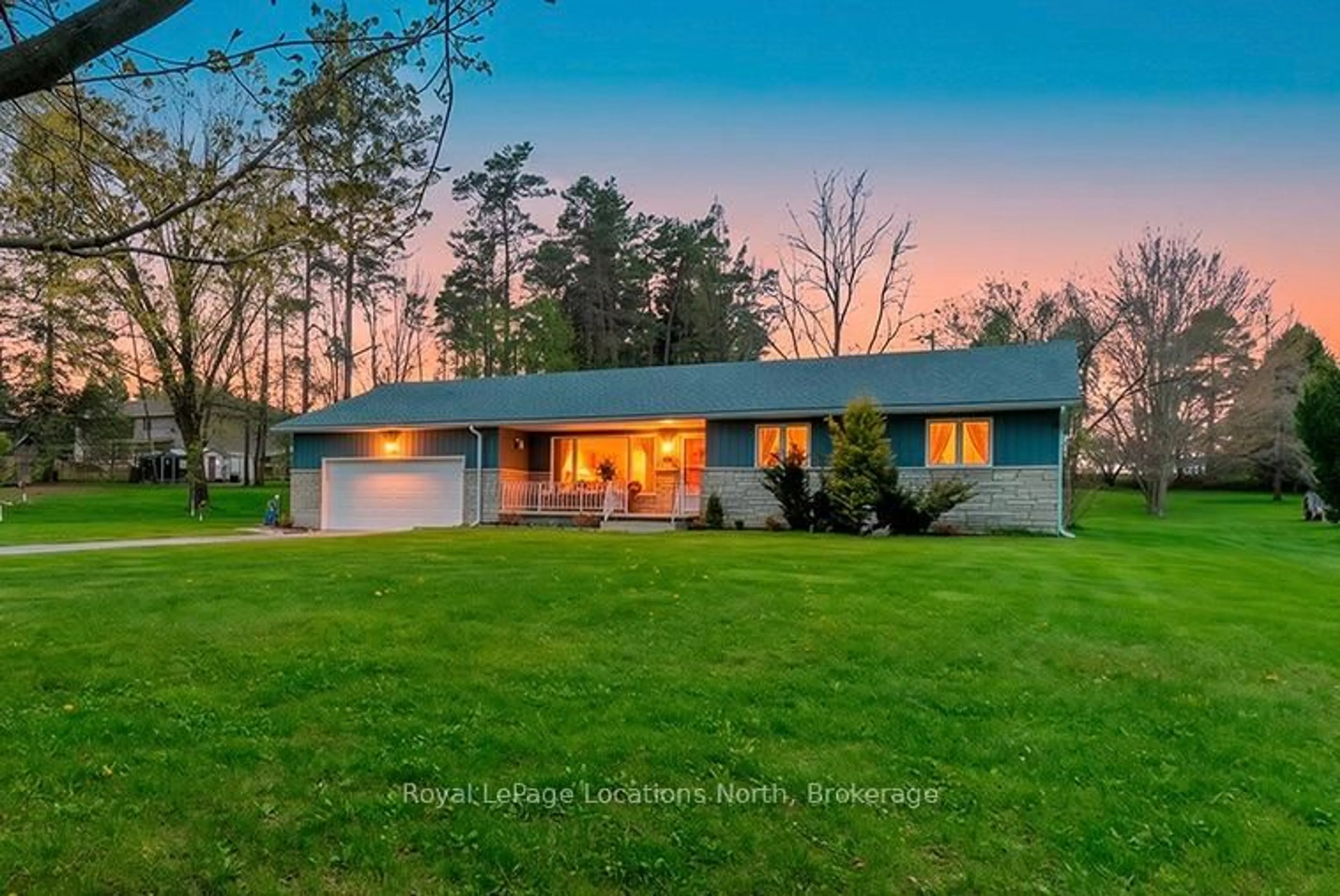 A pic from outside/outdoor area/front of a property/back of a property/a pic from drone, water/lake/river/ocean view for 317044 Highway 6 & 10, Chatsworth Ontario N0H 1G0