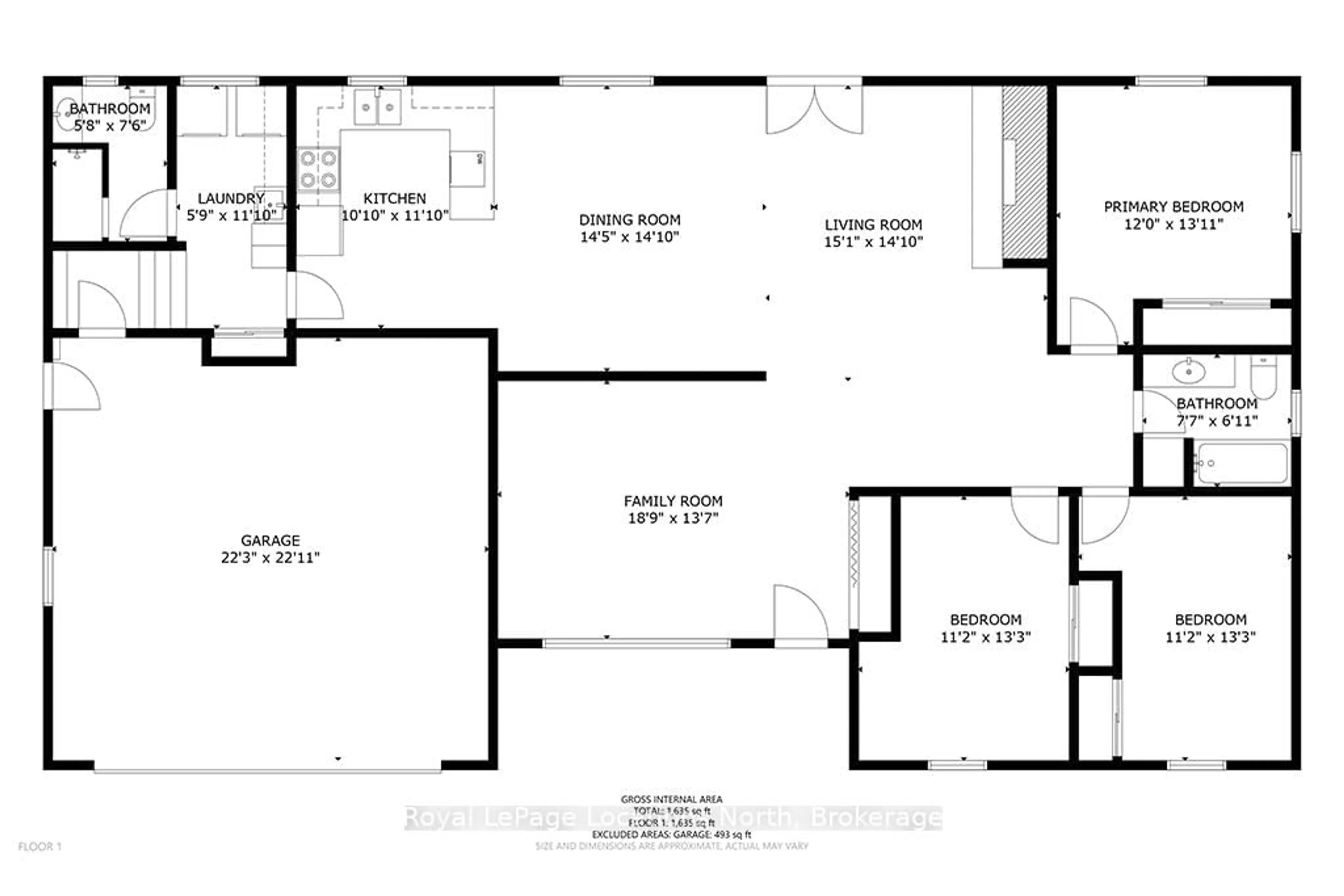 Floor plan for 317044 Highway 6 & 10, Chatsworth Ontario N0H 1G0