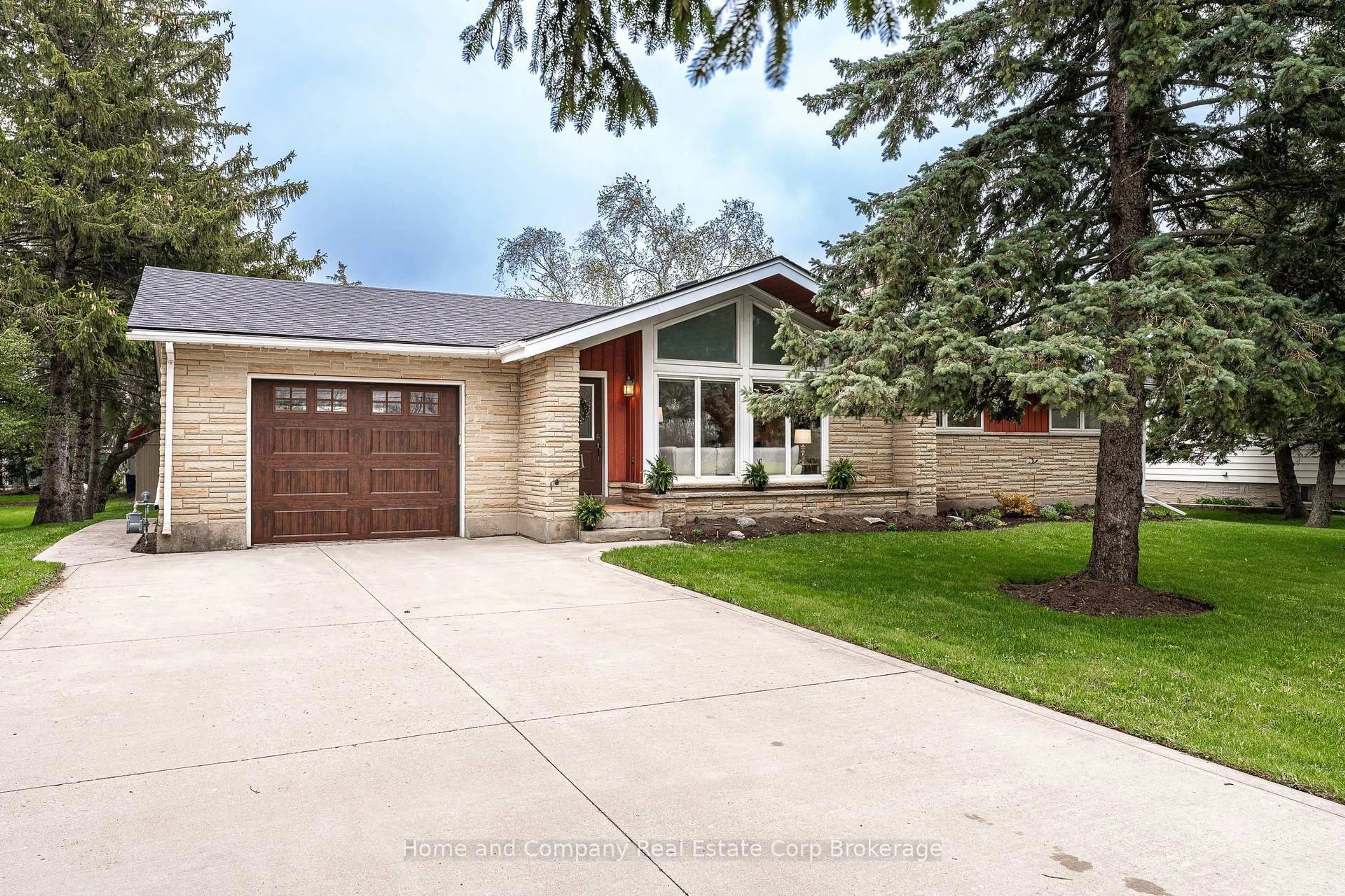 Home with brick exterior material, street for 3981 111 Rd, Perth East Ontario N5A 6S5