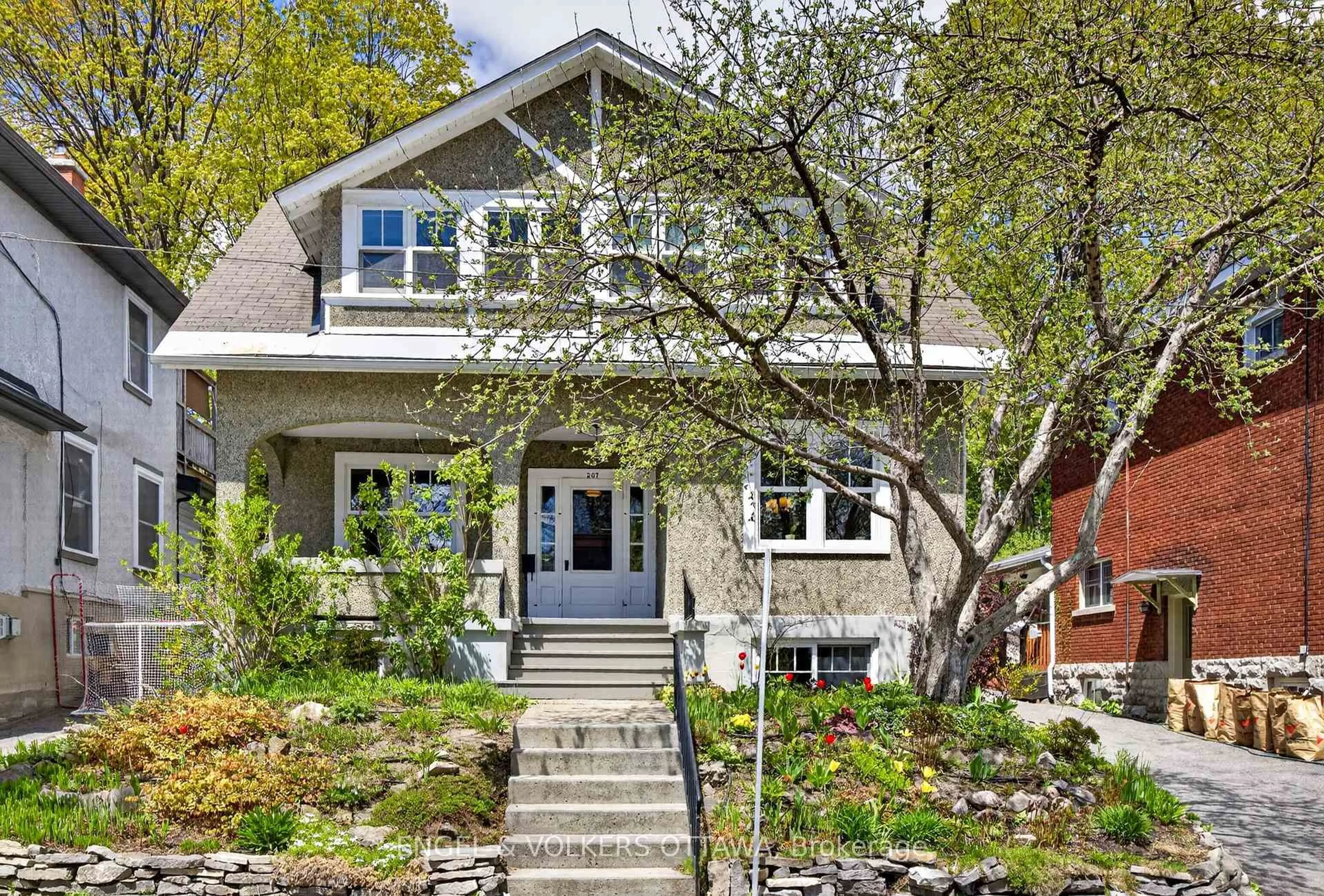 Home with brick exterior material, street for 207 Sunnyside Ave, Ottawa Ontario K1S 0R4