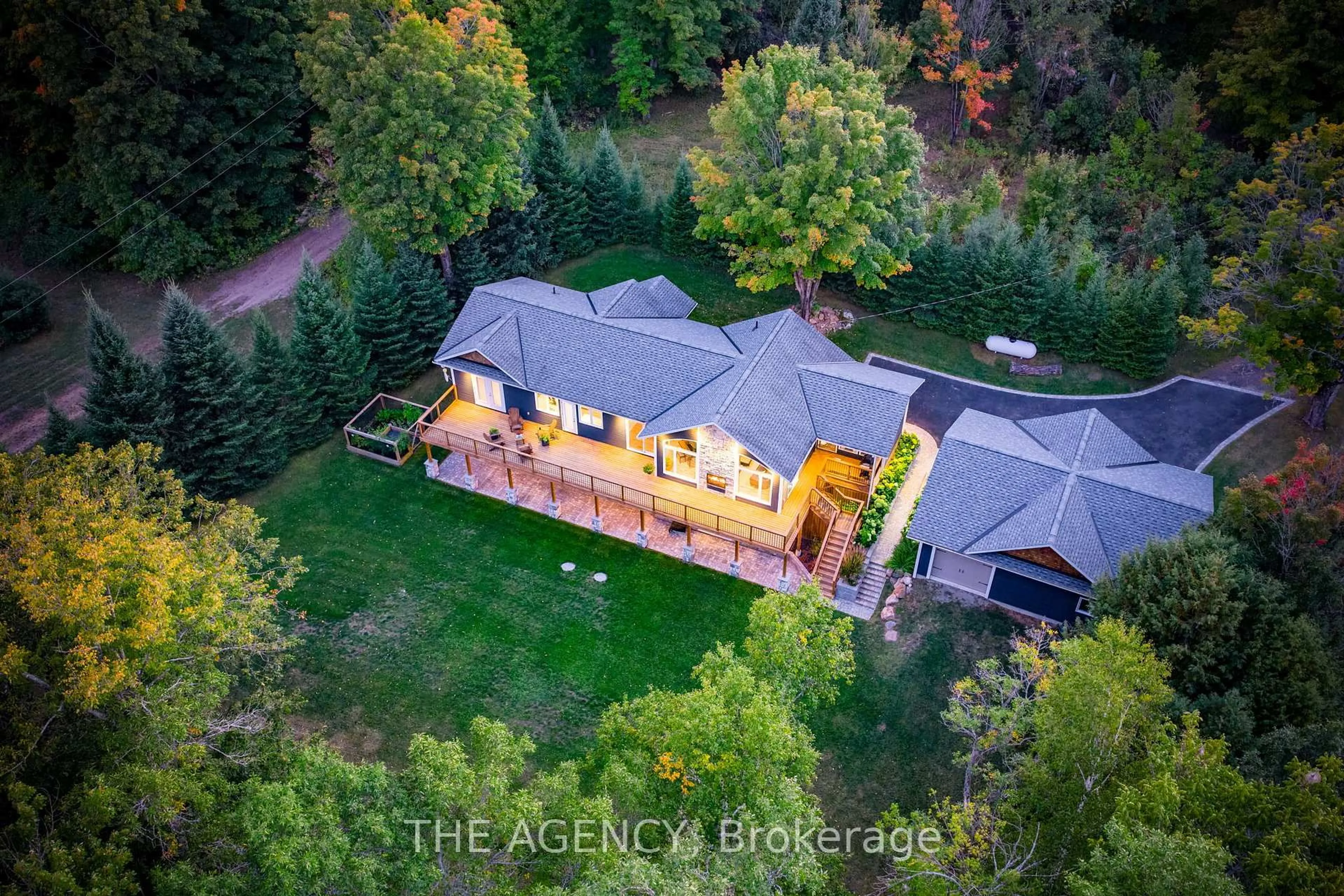A pic from outside/outdoor area/front of a property/back of a property/a pic from drone, unknown for 1158 Camp Gayventure Crt, Minden Hills Ontario K0M 2K0