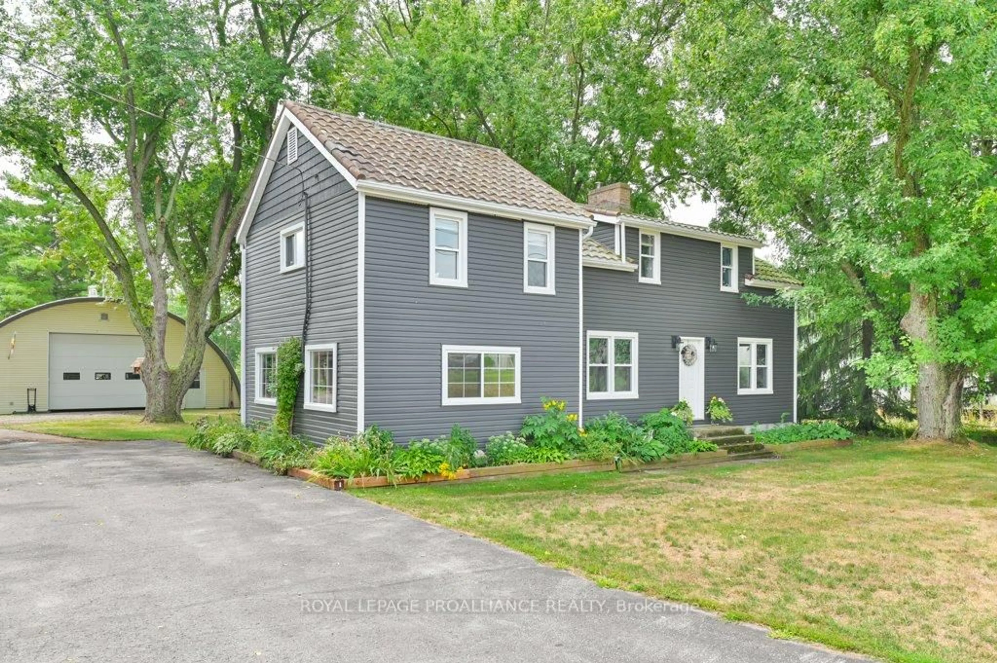 Home with vinyl exterior material, street for 425 Rosebush Rd, Hastings Ontario K0K 2C0