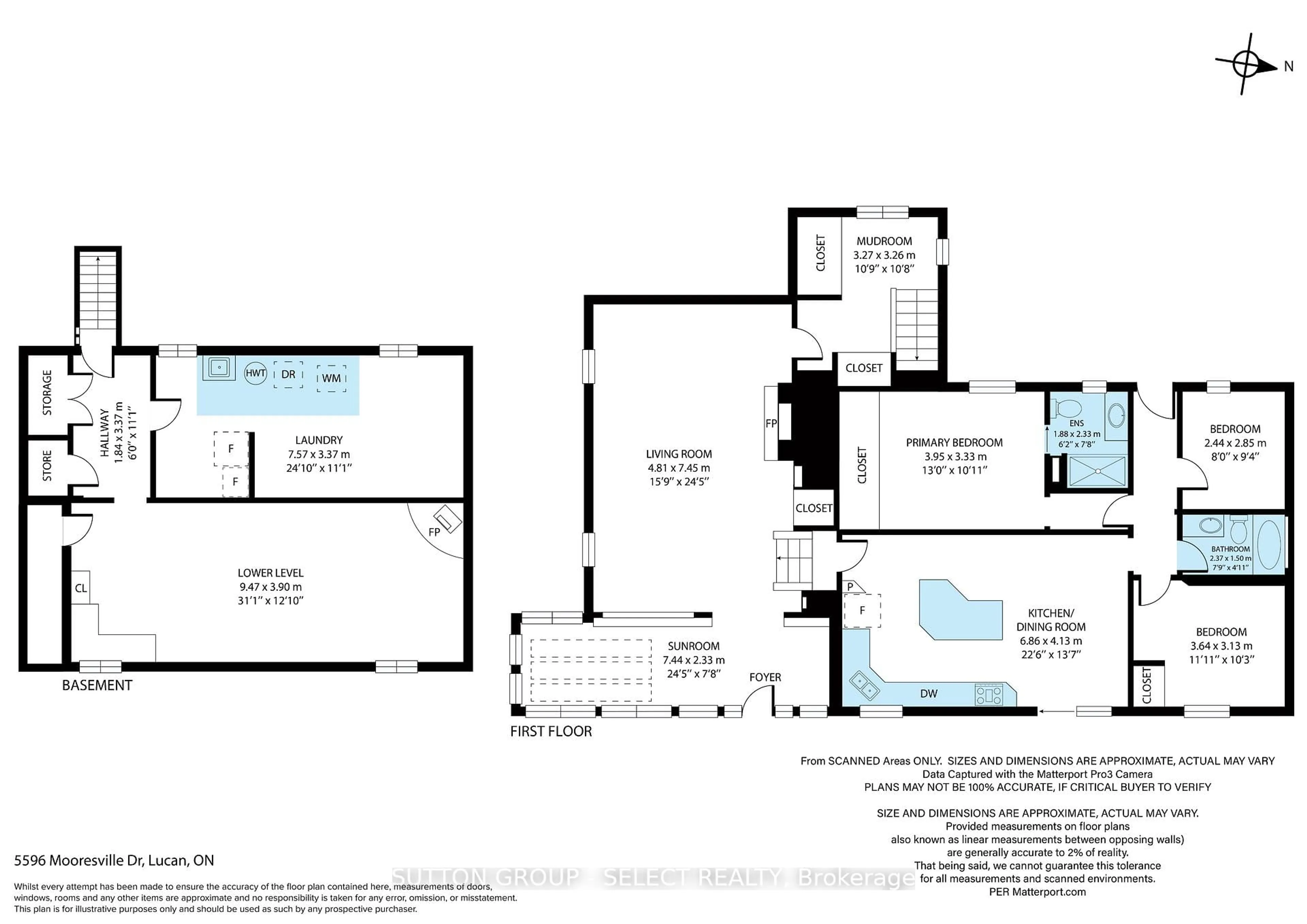 Floor plan for 5596 Mooresville Dr, North Middlesex Ontario N0M 2J0