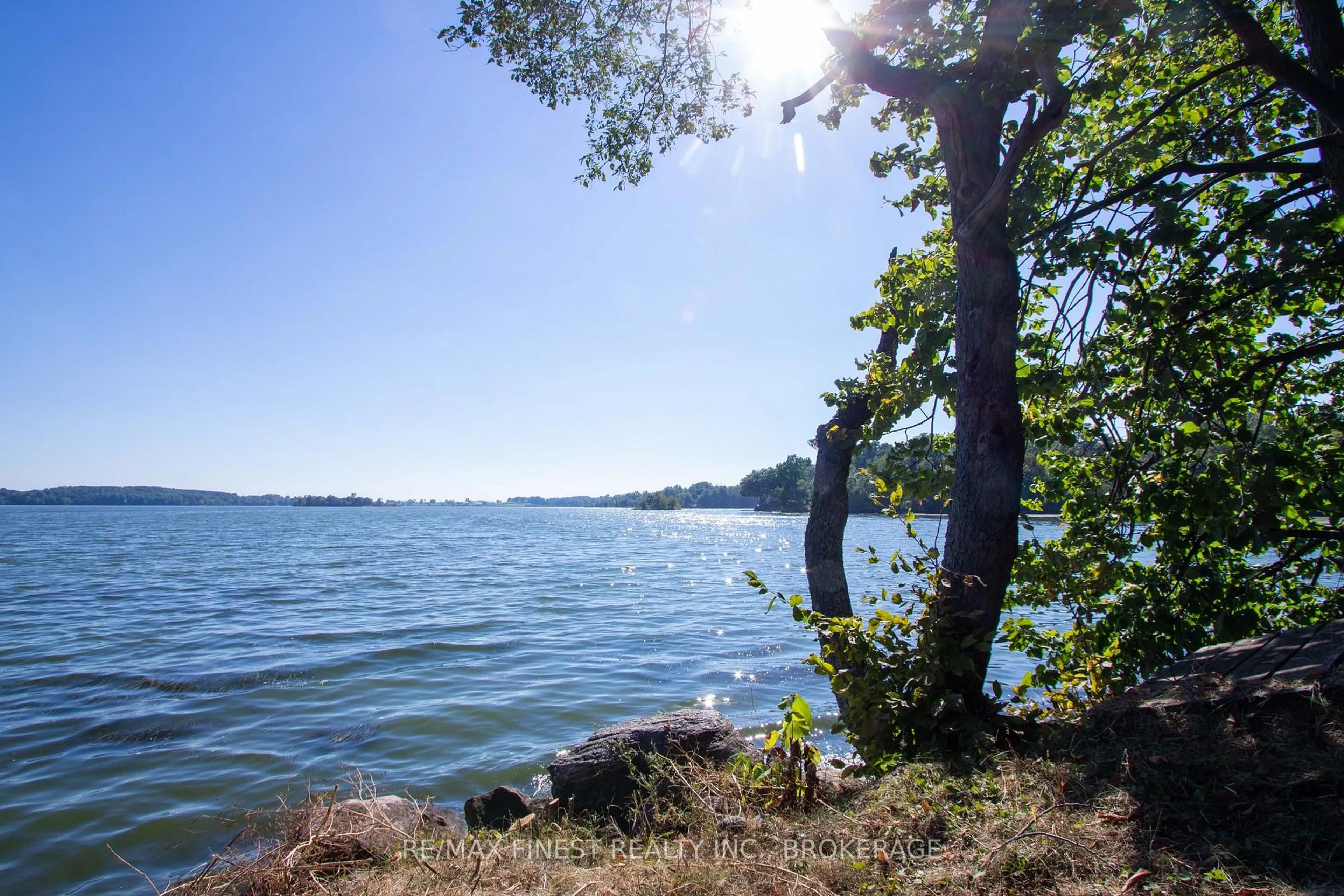 Patio, water/lake/river/ocean view for 4049 Hiawatha Lane, Battersea Ontario K0H 1H0