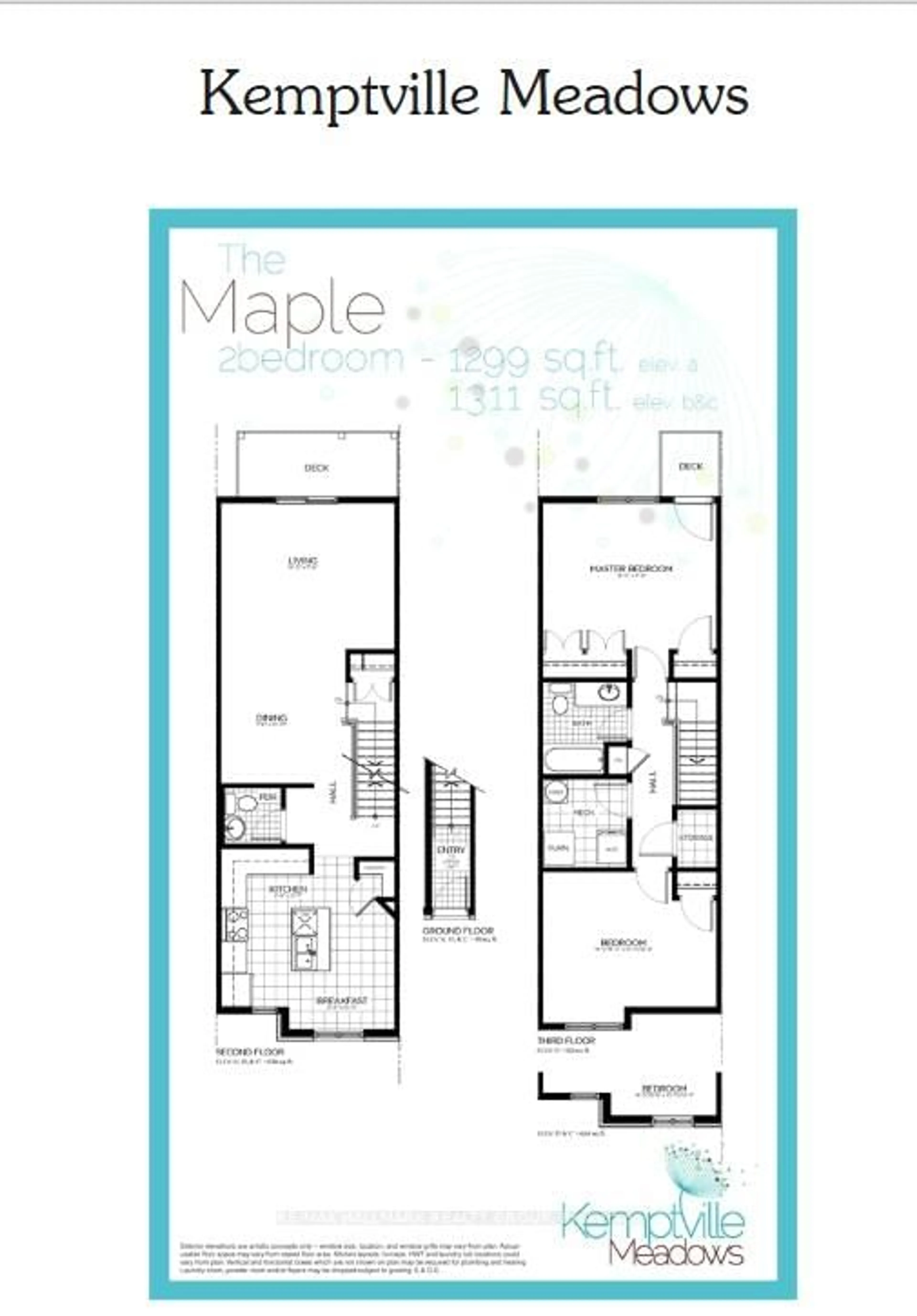 Floor plan for 258 Fir Lane, North Grenville Ontario K0G 1J0
