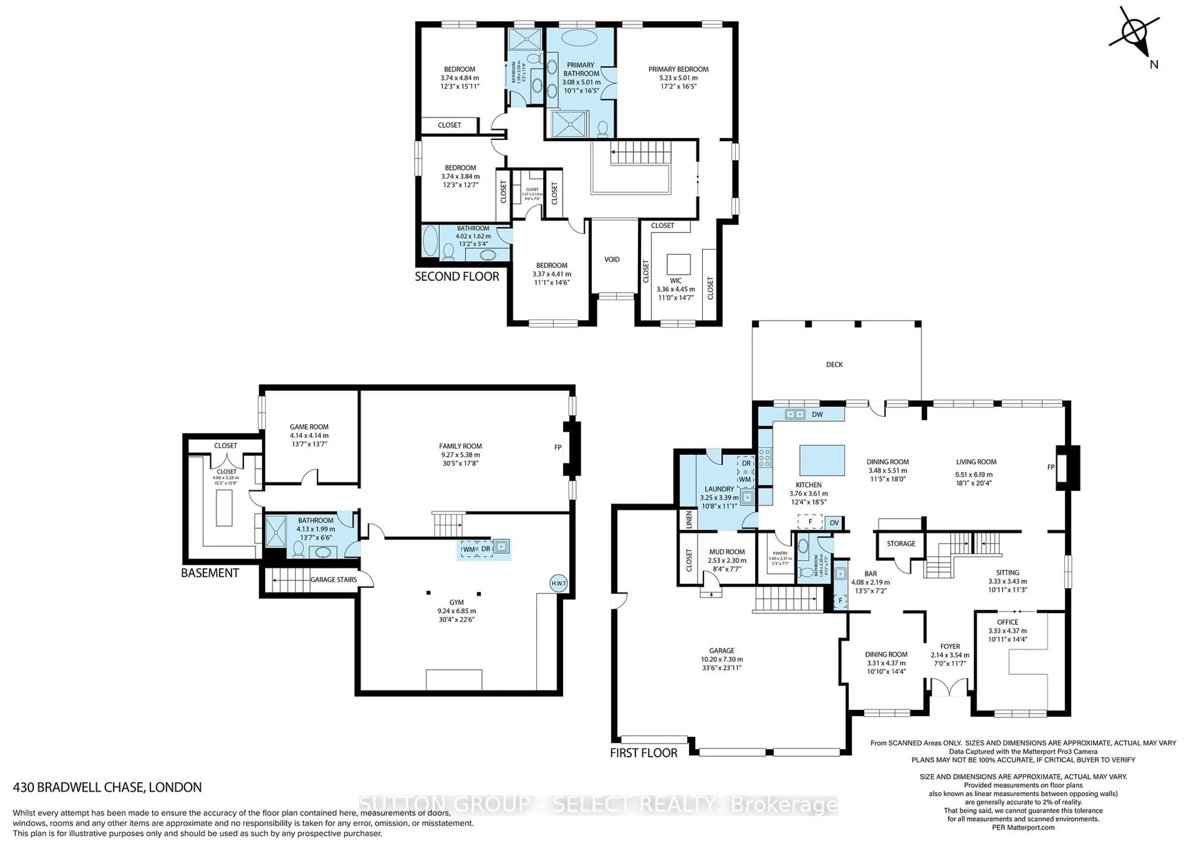 Floor plan for 430 Bradwell Chse, London North Ontario N6G 0P7