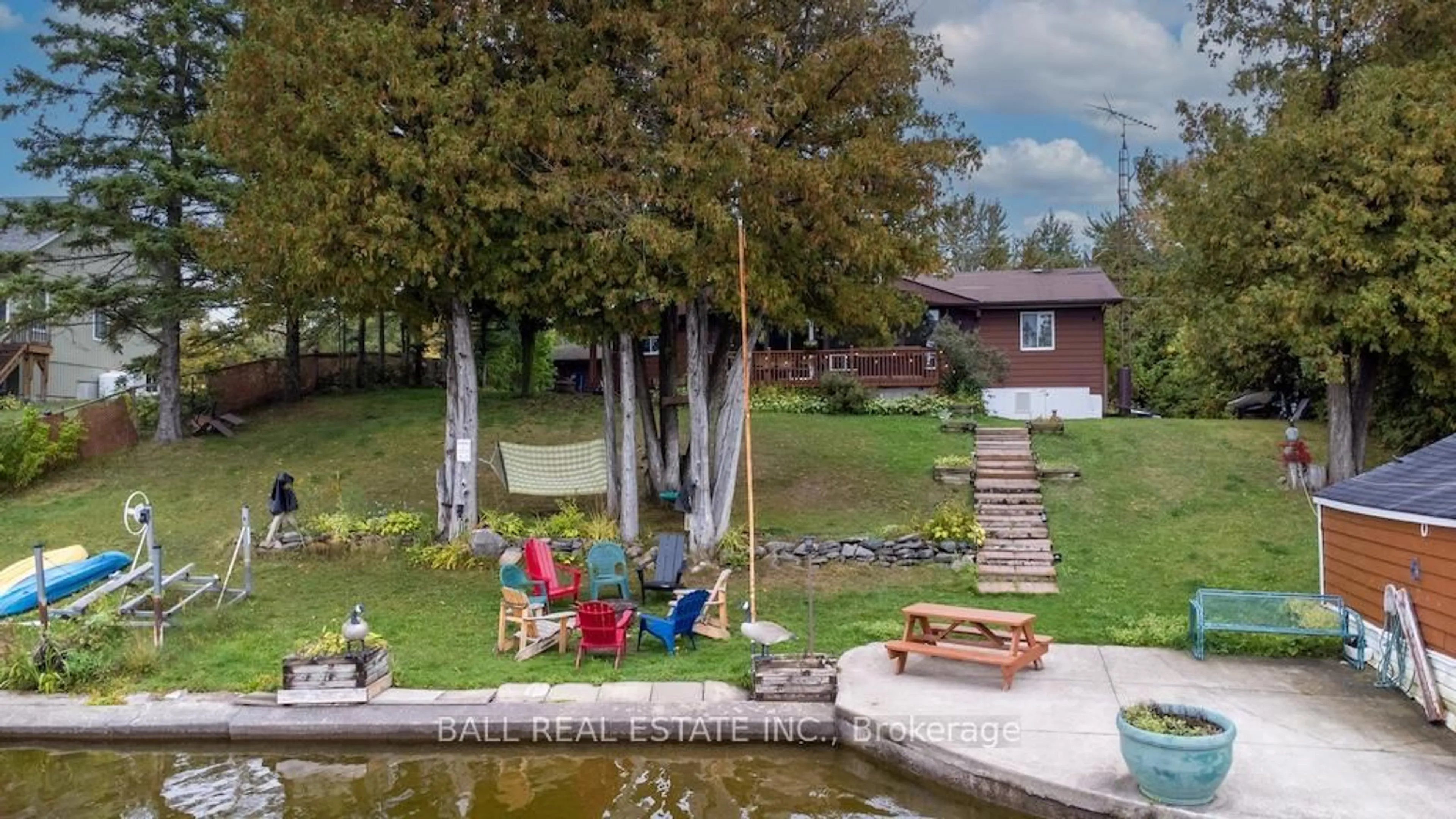 Patio, water/lake/river/ocean view for 275 Muskie Mile Lane, Trent Hills Ontario K0L 1Z0
