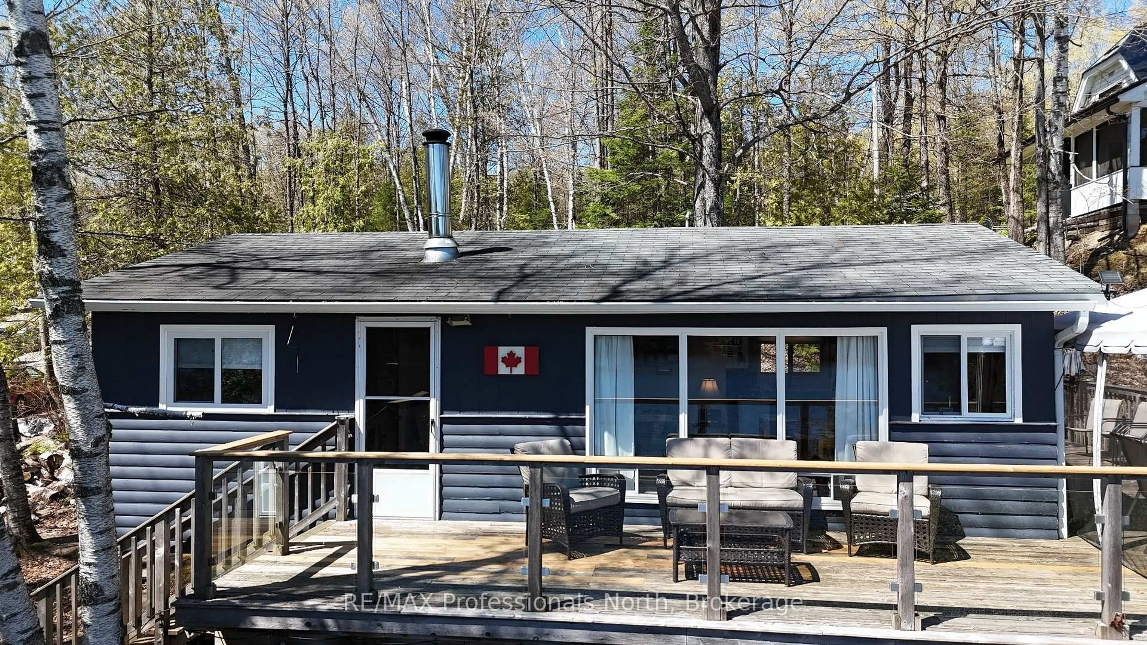 Patio, water/lake/river/ocean view for 1080 Heart's Content Dr, Highlands East Ontario K0M 1X0