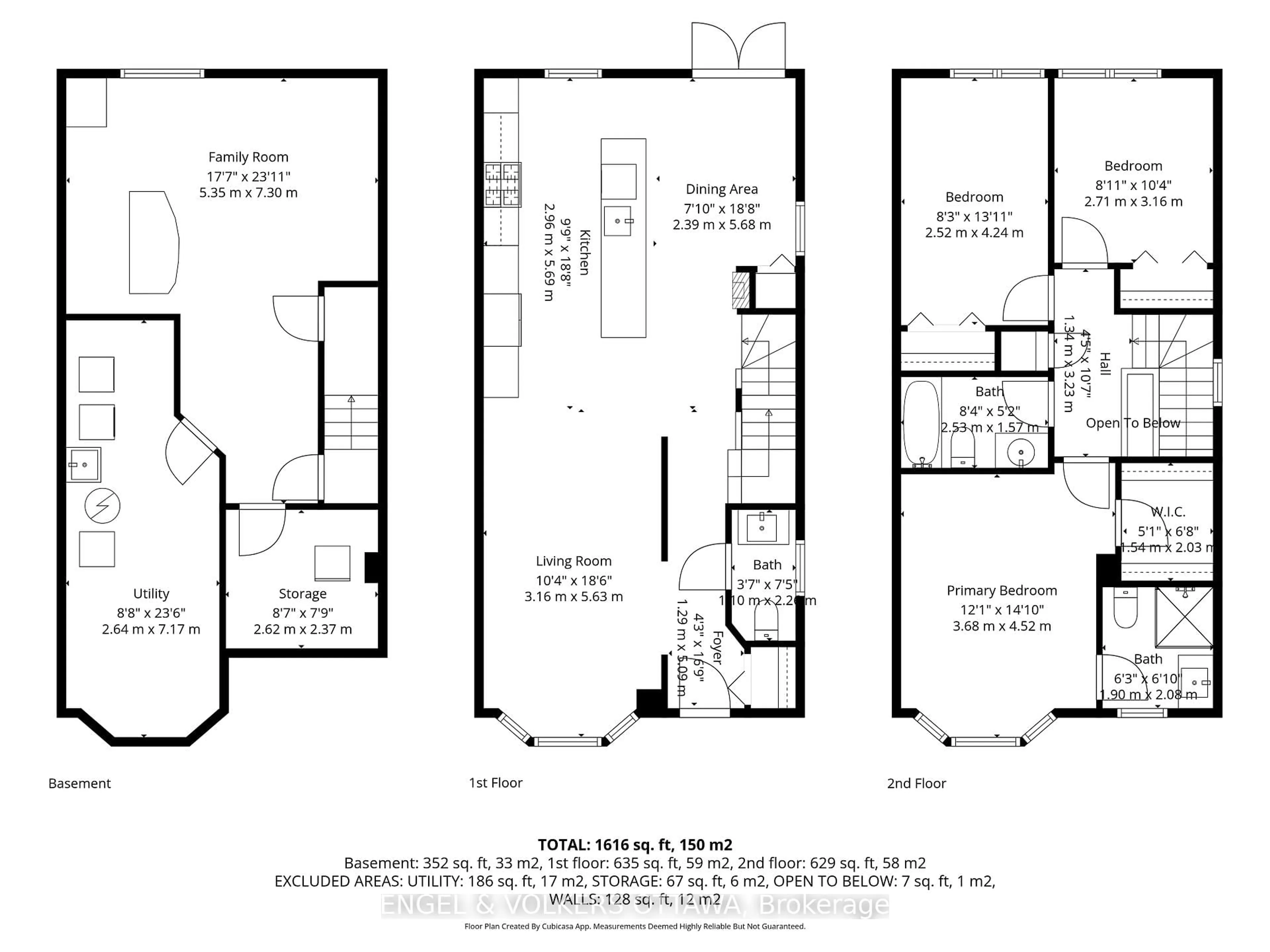 Floor plan for 221 Monterey Dr, Ottawa Ontario K2H 7B1