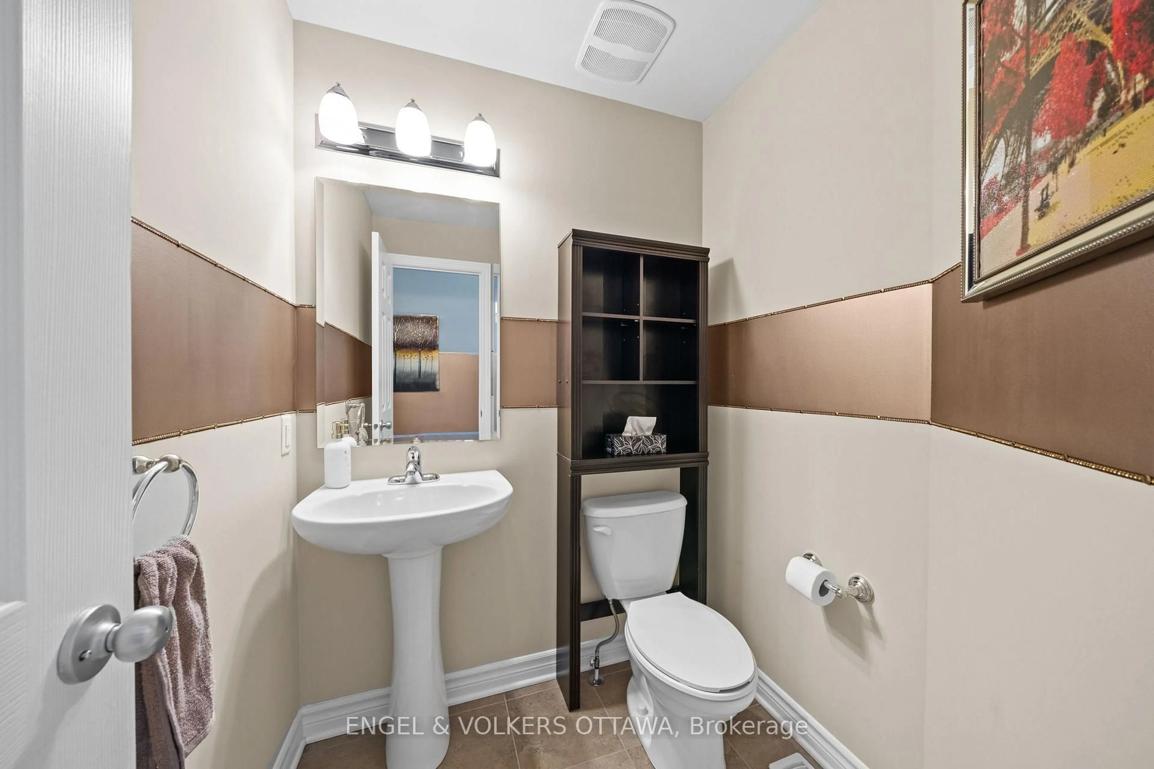 Standard bathroom, ceramic/tile floor for 107 Mancini Way, Ottawa Ontario K2J 5X3