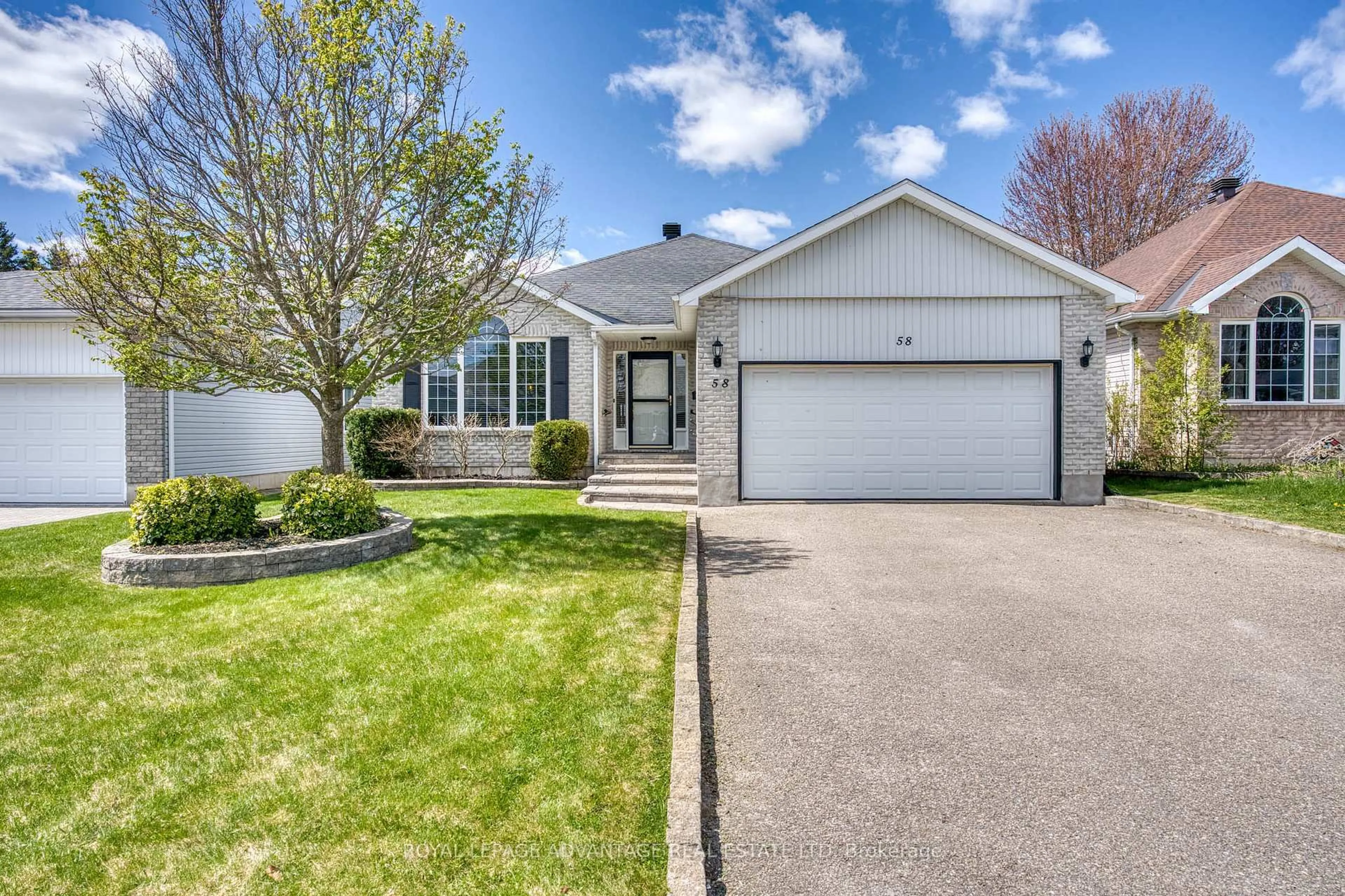 Home with vinyl exterior material, street for 58 Decaria Blvd, Perth Ontario K7H 3R3