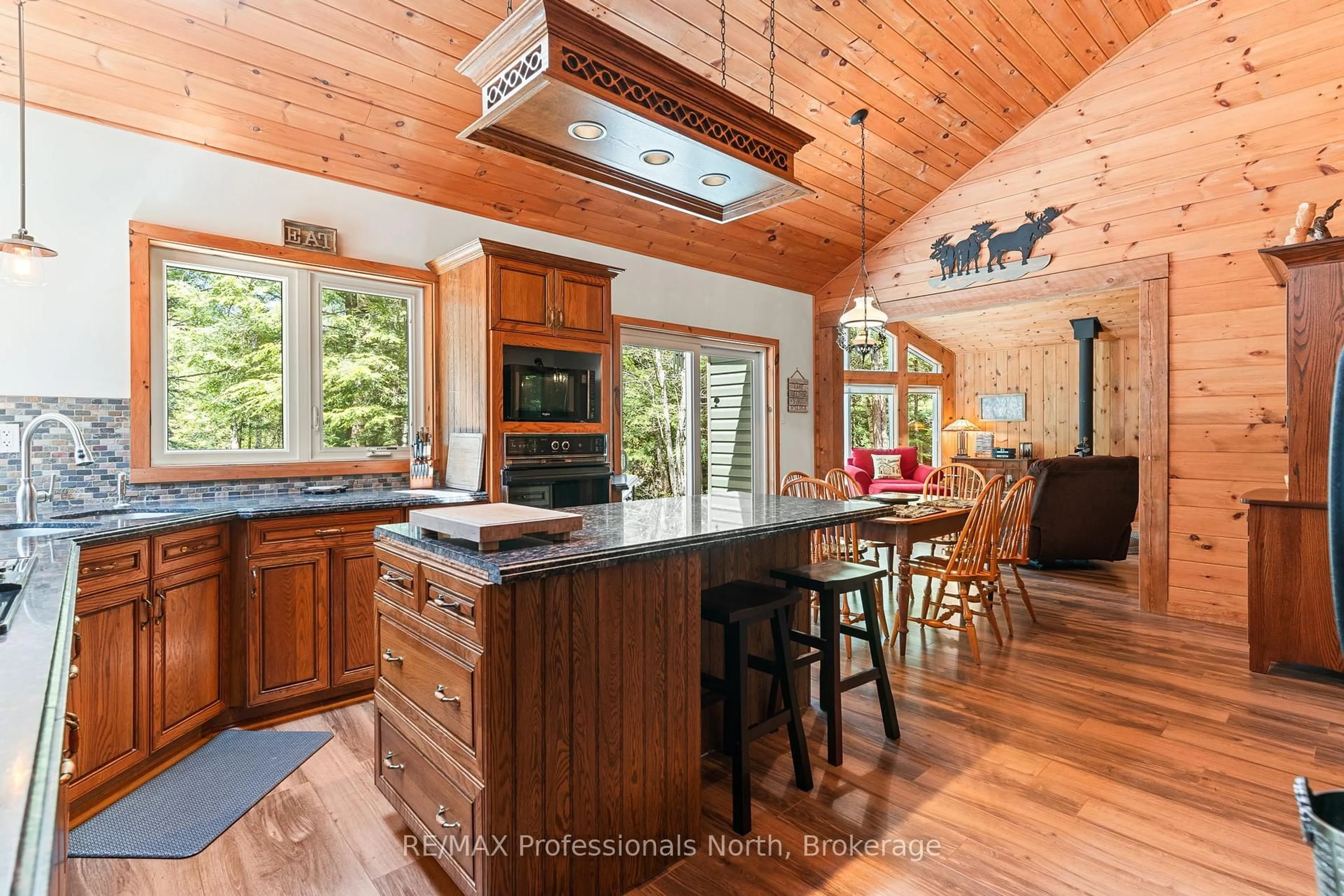 Open concept kitchen, unknown for 12553 Little Hawk East Shore WAO, Algonquin Highlands Ontario K0M 1S0