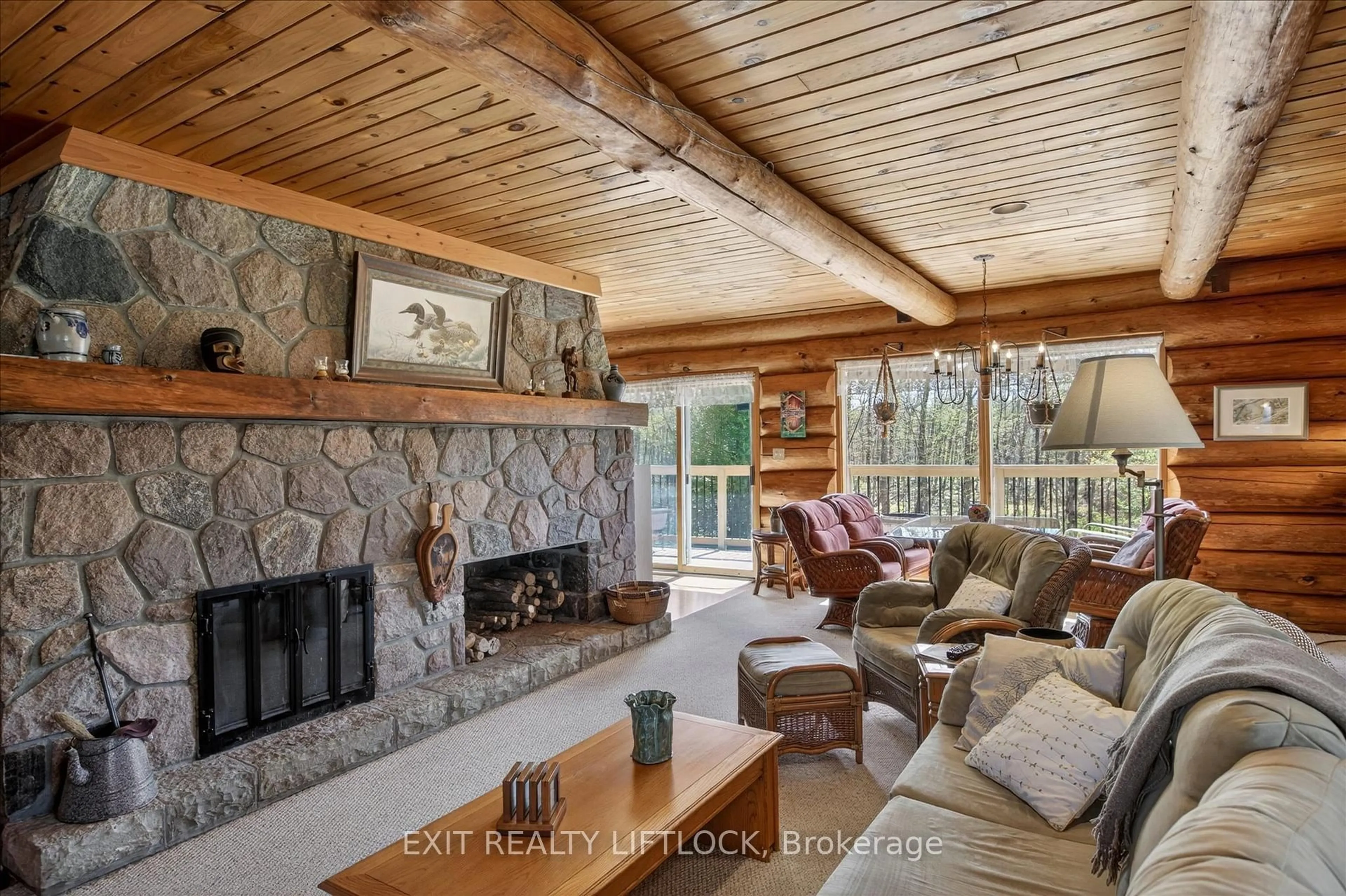Living room with furniture, unknown for 720 County Rd 507, Trent Lakes Ontario K0L 1J0