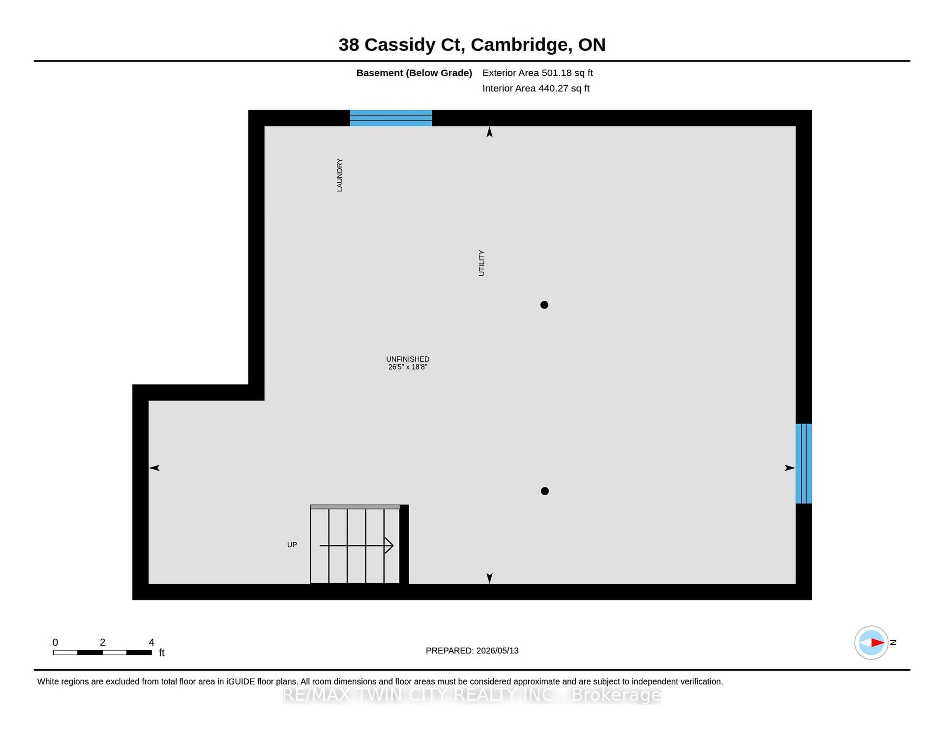 Floor plan for 38 Cassidy Crt, Cambridge Ontario N1R 8J2