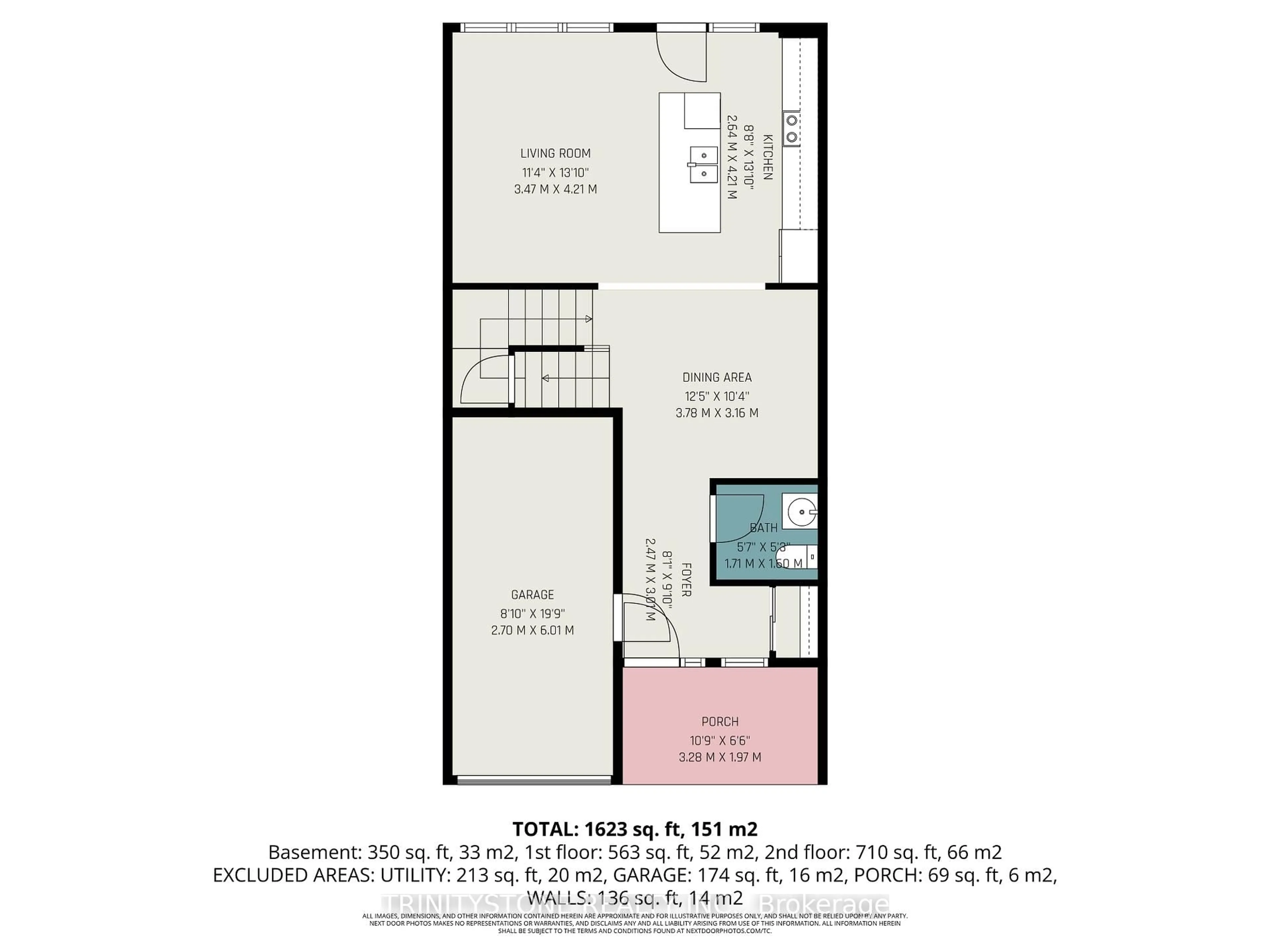 Floor plan for 225 Billrian Cres, Ottawa Ontario K2S 3A5