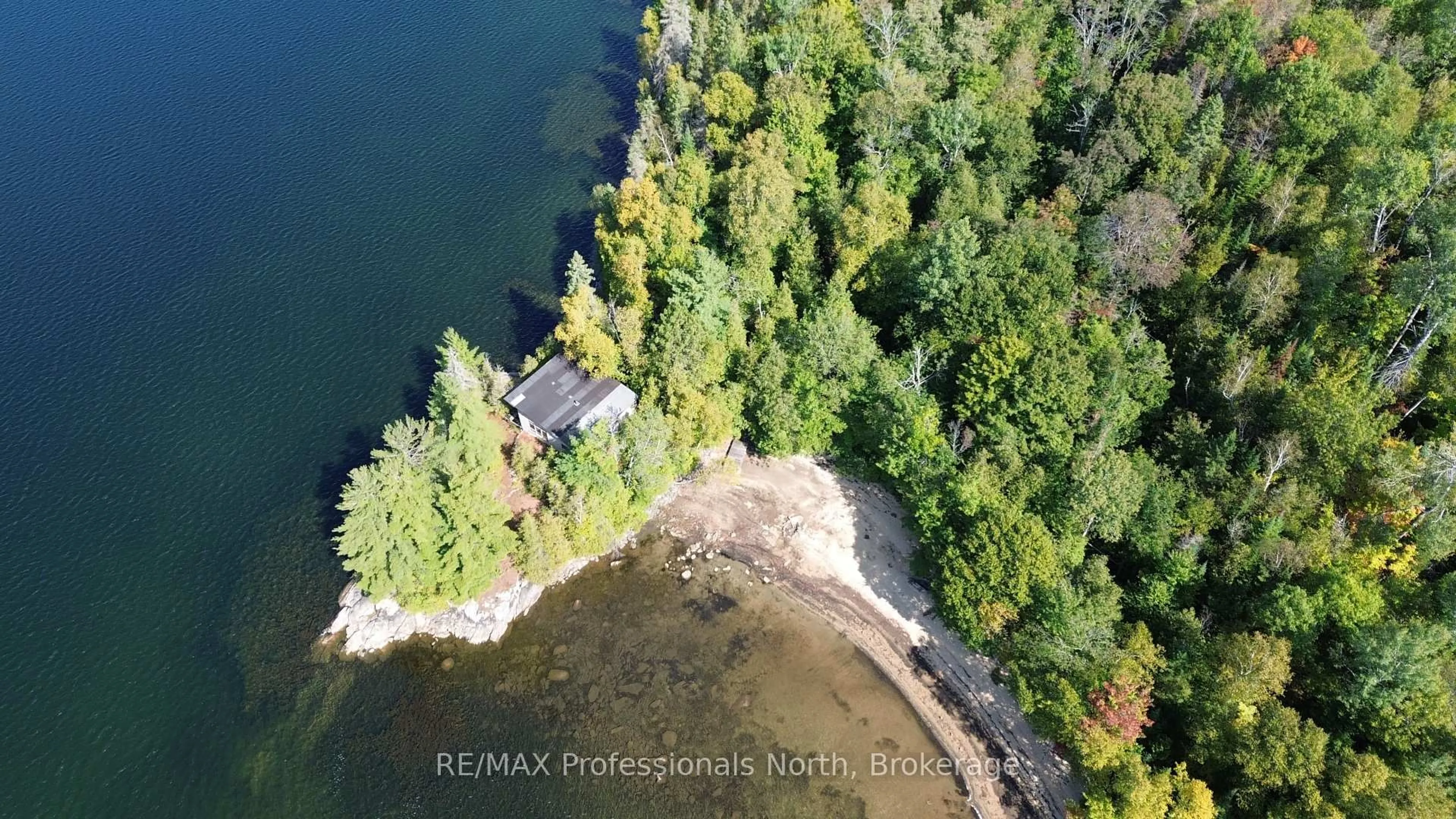 A pic from outside/outdoor area/front of a property/back of a property/a pic from drone, water/lake/river/ocean view for 10191 Farquhar South Shore, Dysart et al Ontario K0M 1S0