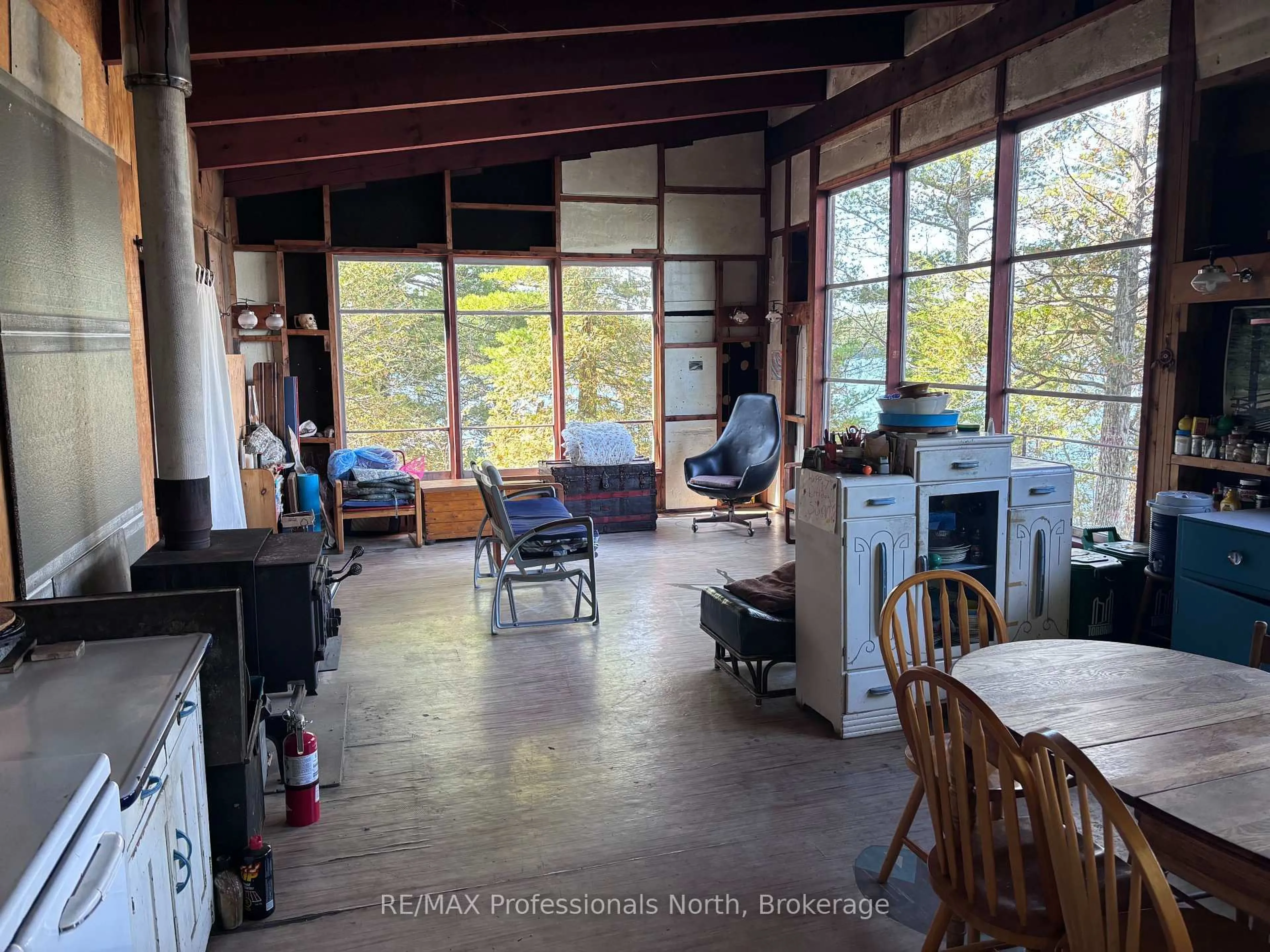 Open concept kitchen, unknown for 10191 Farquhar South Shore, Dysart et al Ontario K0M 1S0