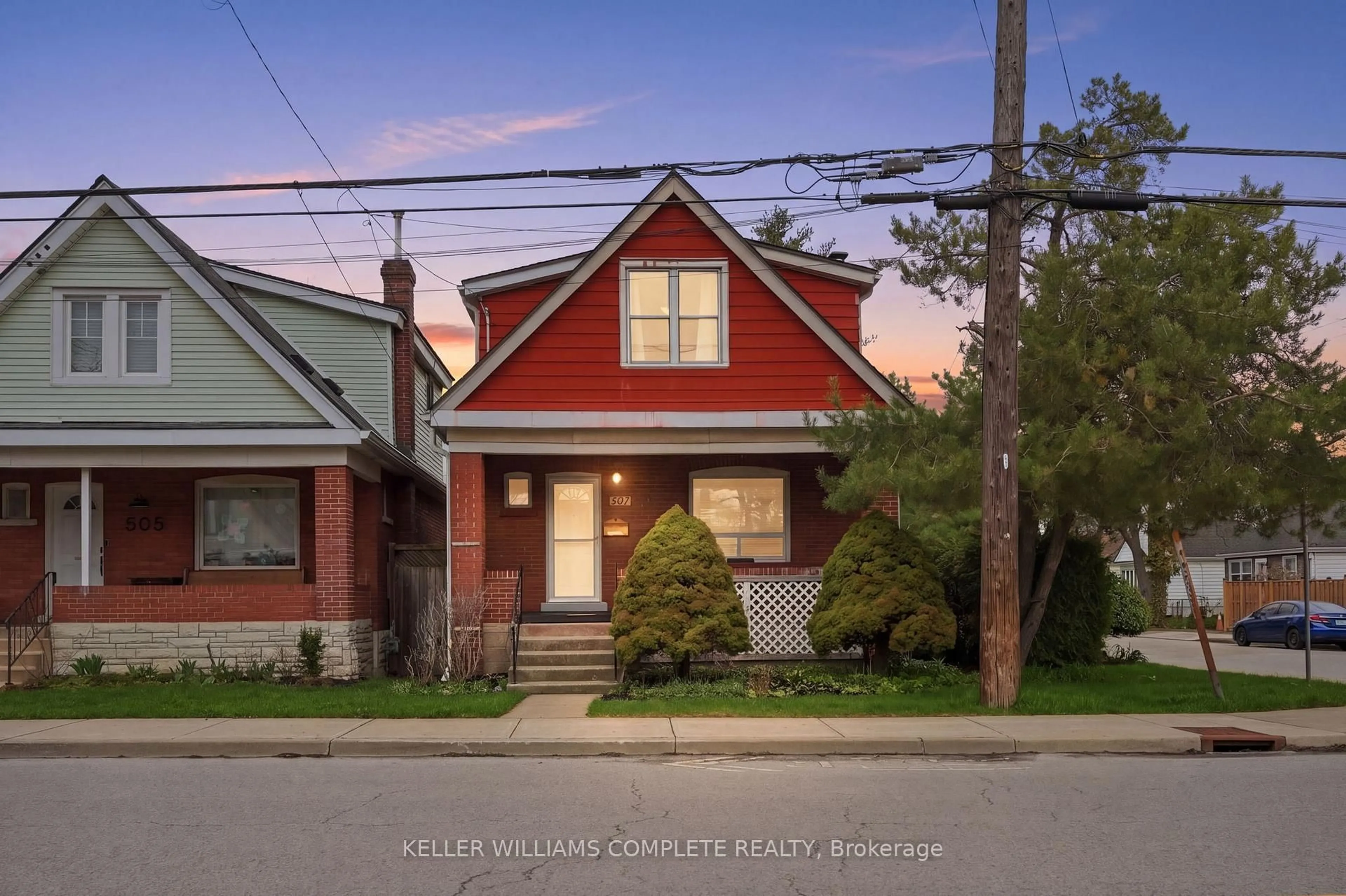 Home with brick exterior material, street for 507 Queensdale Ave, Hamilton Ontario L8V 1K7