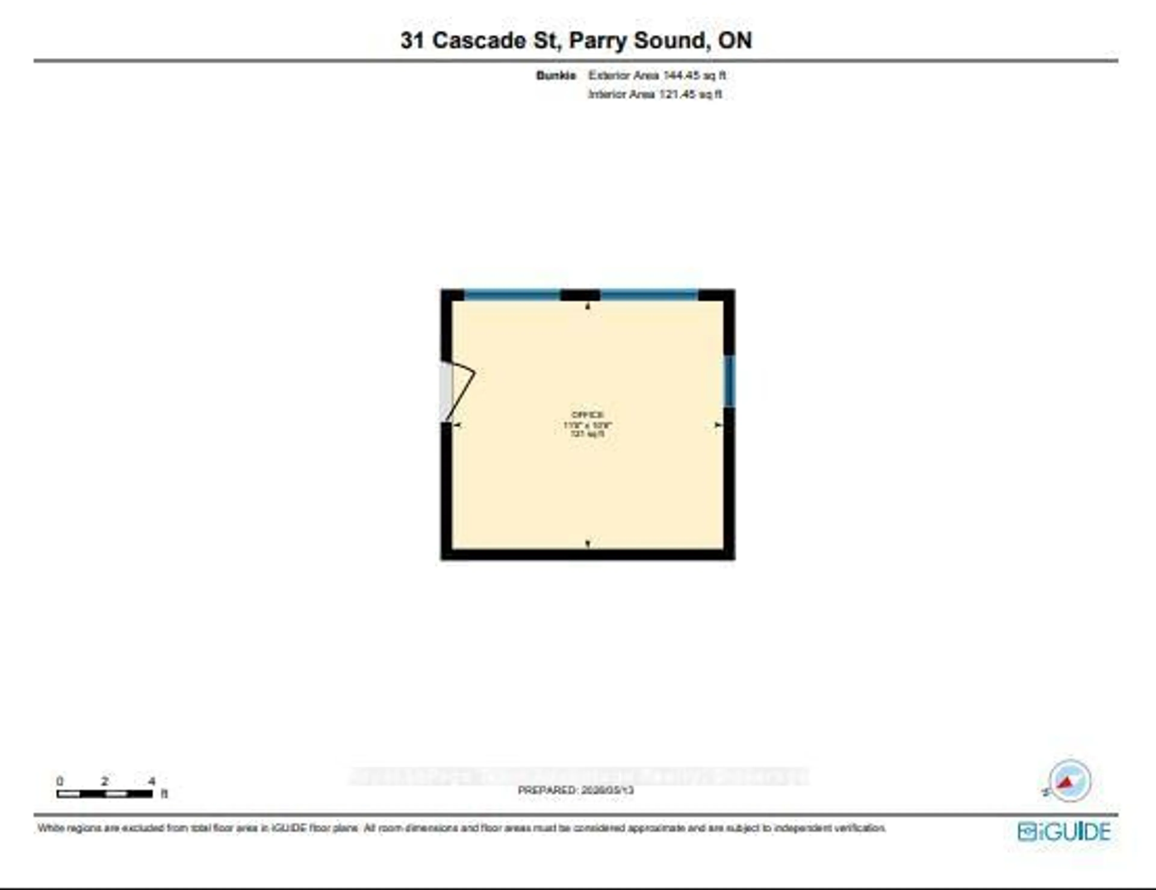 Floor plan for 31 Cascade St, Parry Sound Ontario P2A 1J8