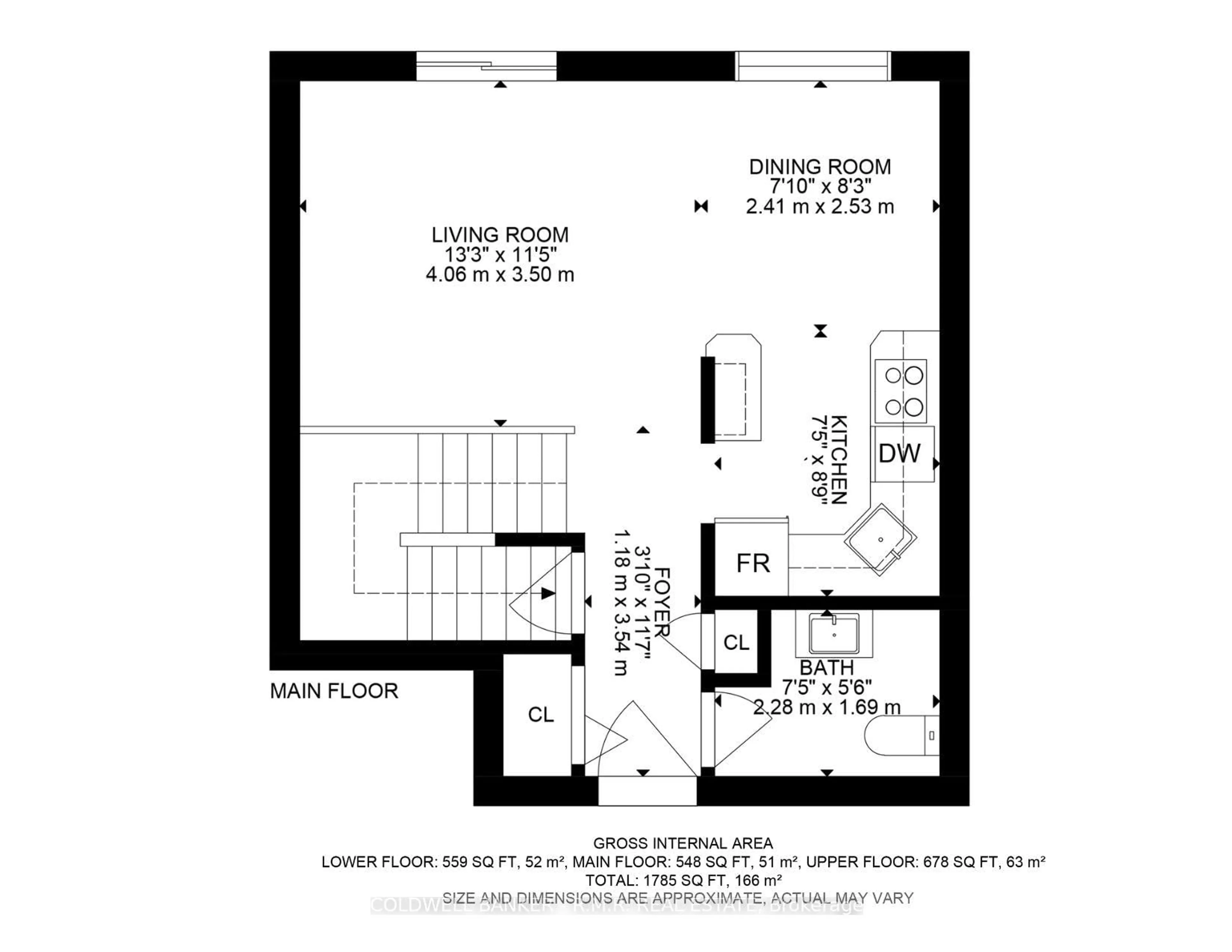 Floor plan for 373 D'arcy St #5, Cobourg Ontario K9A 4A6